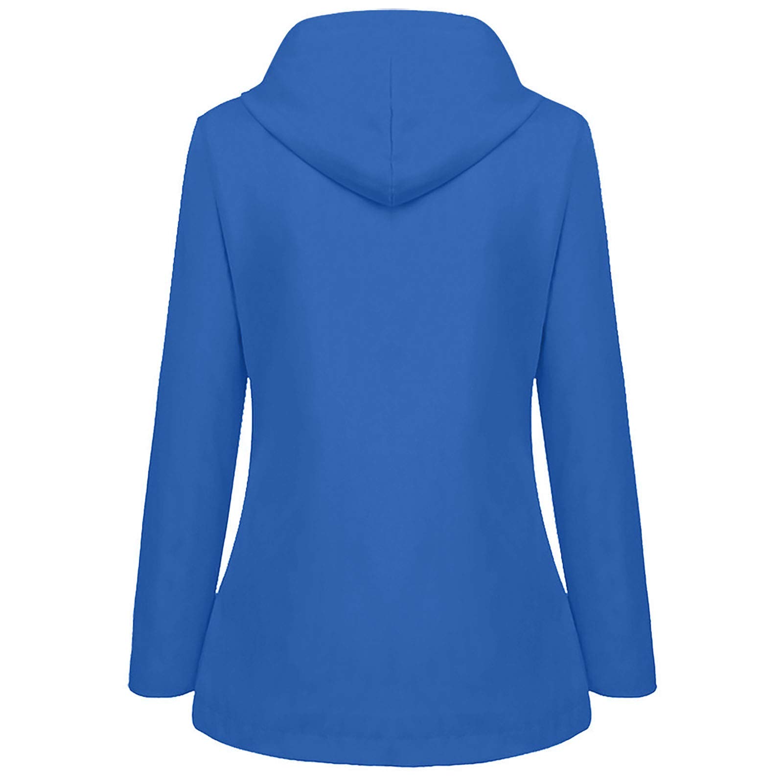 Women's Waterproof Windproof Hooded Raincoat - Plus Size Plush Rain Jacket for Outdoor Activities | Perfect for Hiking, Commuting & Rainy Day Wear
