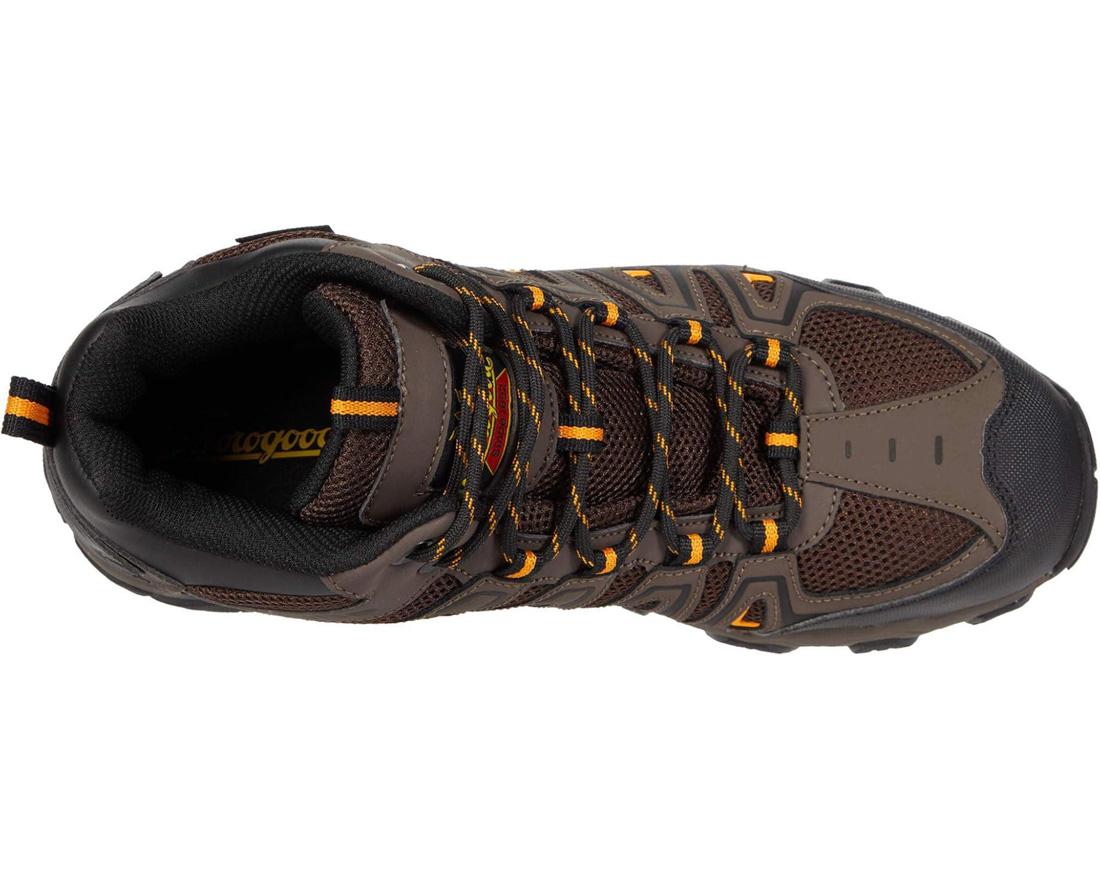Crosstrex Series Mid Cut Composite Toe Hiker Boot - Waterproof Work Boots for Men & Women | Lightweight & Durable for Hiking, Construction & Outdoor Work