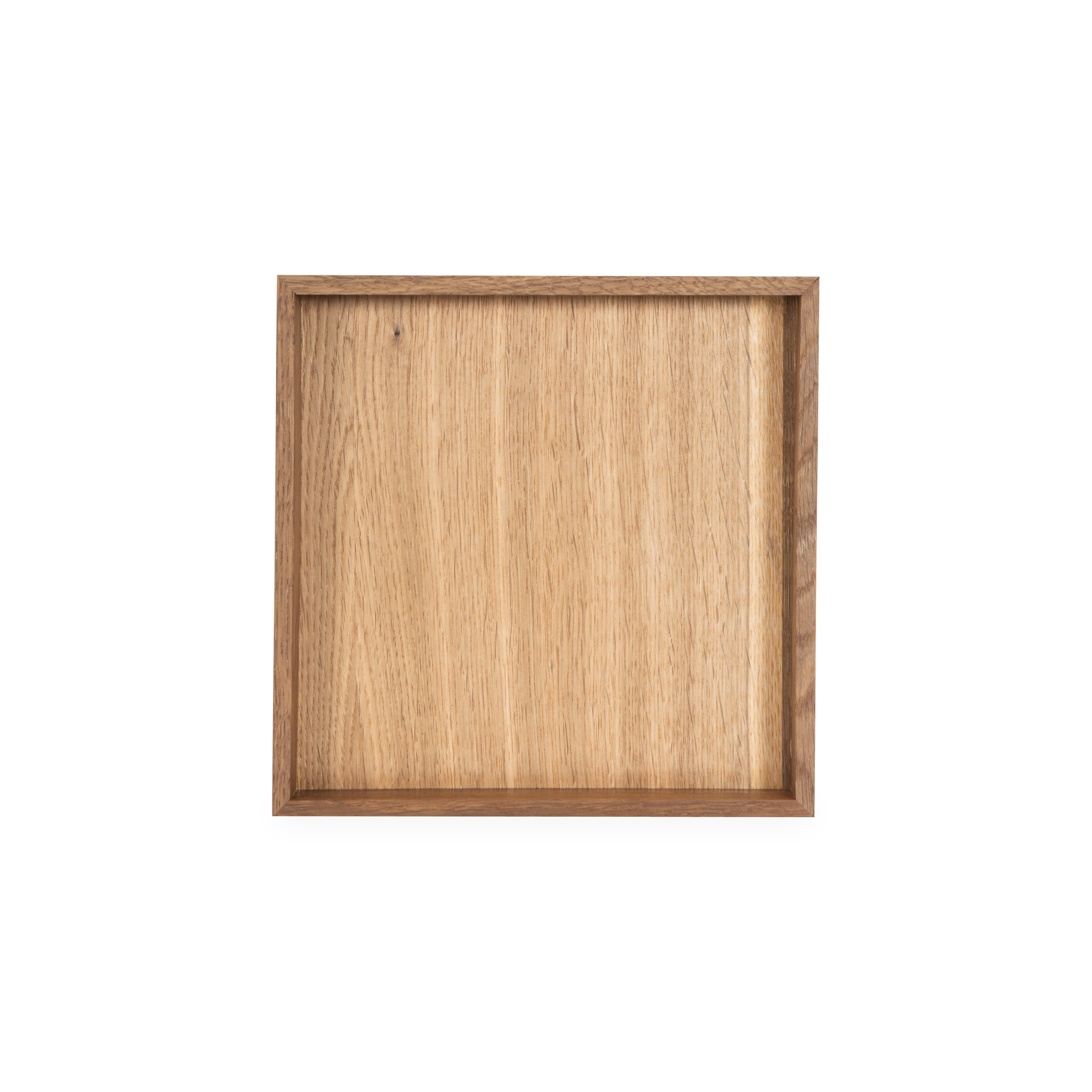 Handmade Solid Oak Wood Serving Tray with Handles - Natural Wooden Charcuterie Board for Cheese, Wine & Entertaining - Perfect for Kitchen, Dining Table & Gift Giving