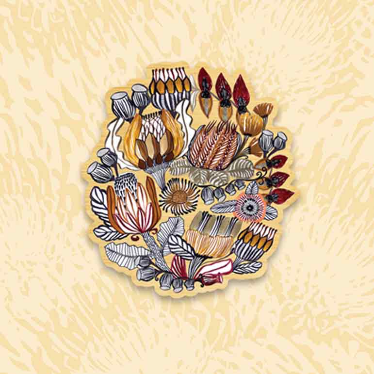 Natural Wooden Brooch Handmade Eco-Friendly Jewelry - Perfect for Women's Fashion Accessories, Gifts & Special Occasions
