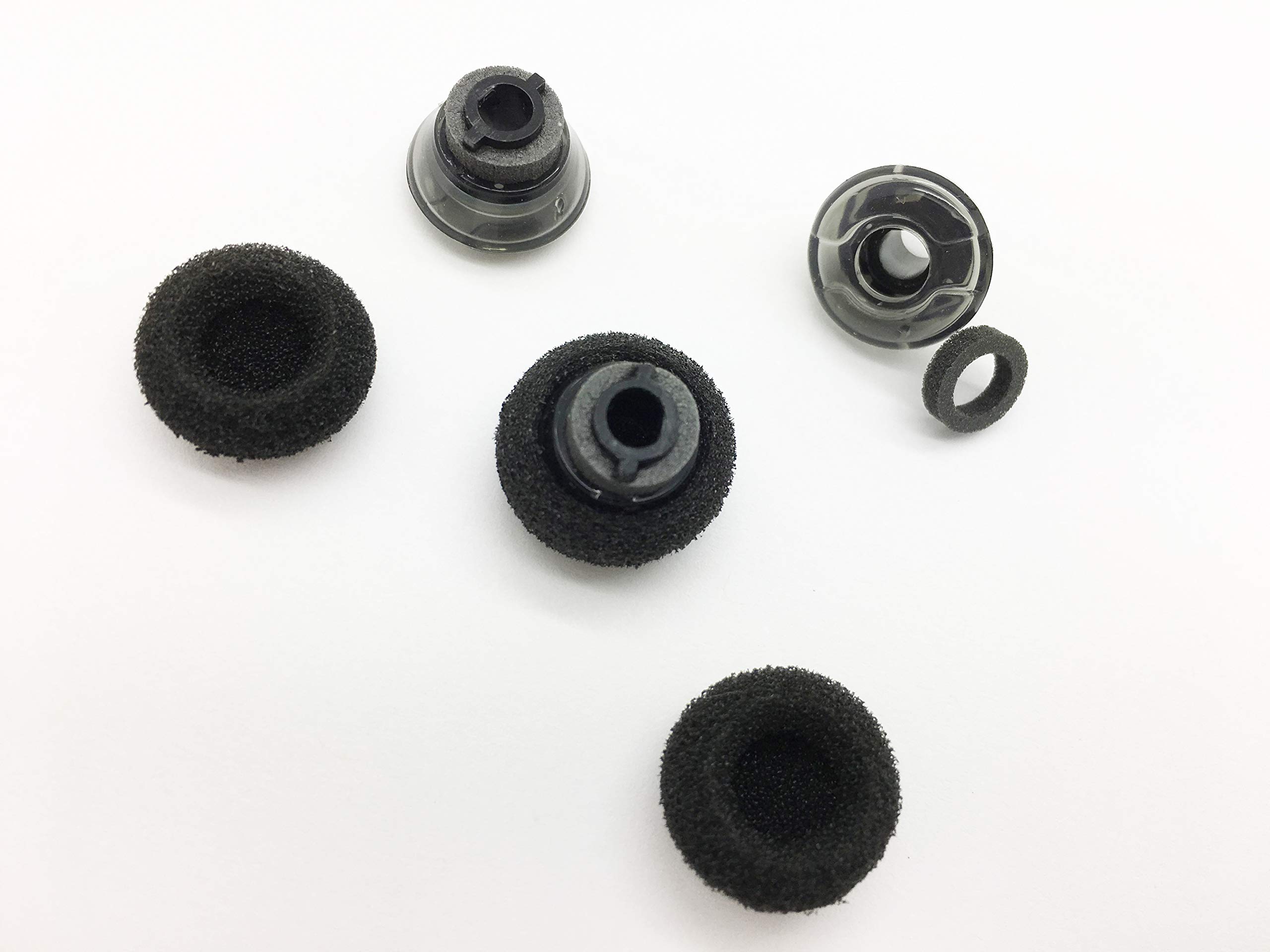 Reki Voyager 5200 Replacement Earbud Tips - 3 Pairs Premium Memory Foam & Silicone Ear Tips Set Compatible with Plantronics Voyager 5200 5220 Bluetooth Headset (Small Size) | Noise Isolation for Office Calls, Commuting & Workouts