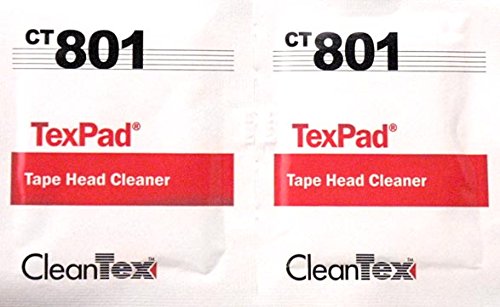 Texpad Tape Head Cleaner Pads - 250 Pads per Carton (CT801Z) | Professional Audio Equipment Maintenance for Cassette Decks & Recorders