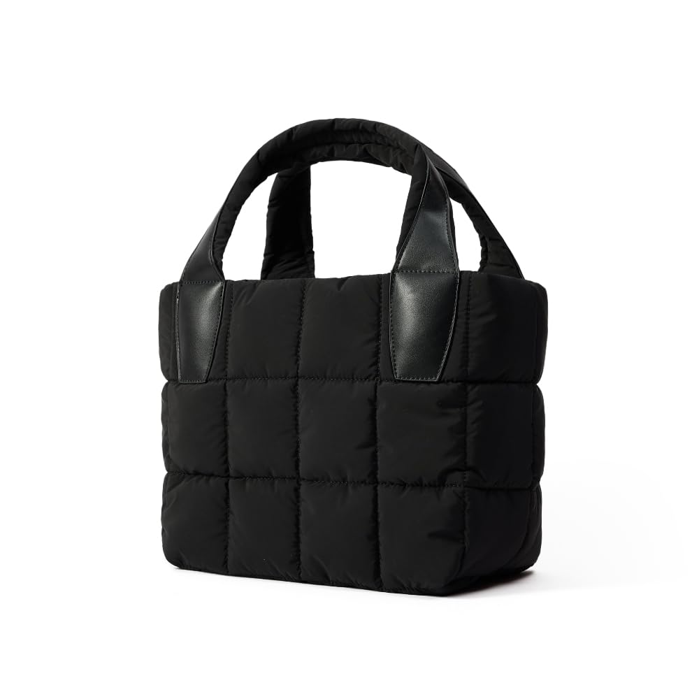 VAKAER Puffer Tote Bag with Zipper - Women's Padded Shoulder Bag with Adjustable Strap, Crossbody Purse for Travel, Work, Gym & Daily Use | Stylish & Functional Handbag for Commuting, Shopping & Casual Outings