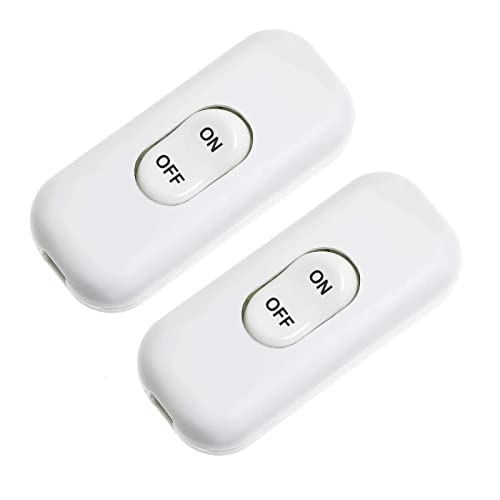 Cord Switch,2Pack,White
