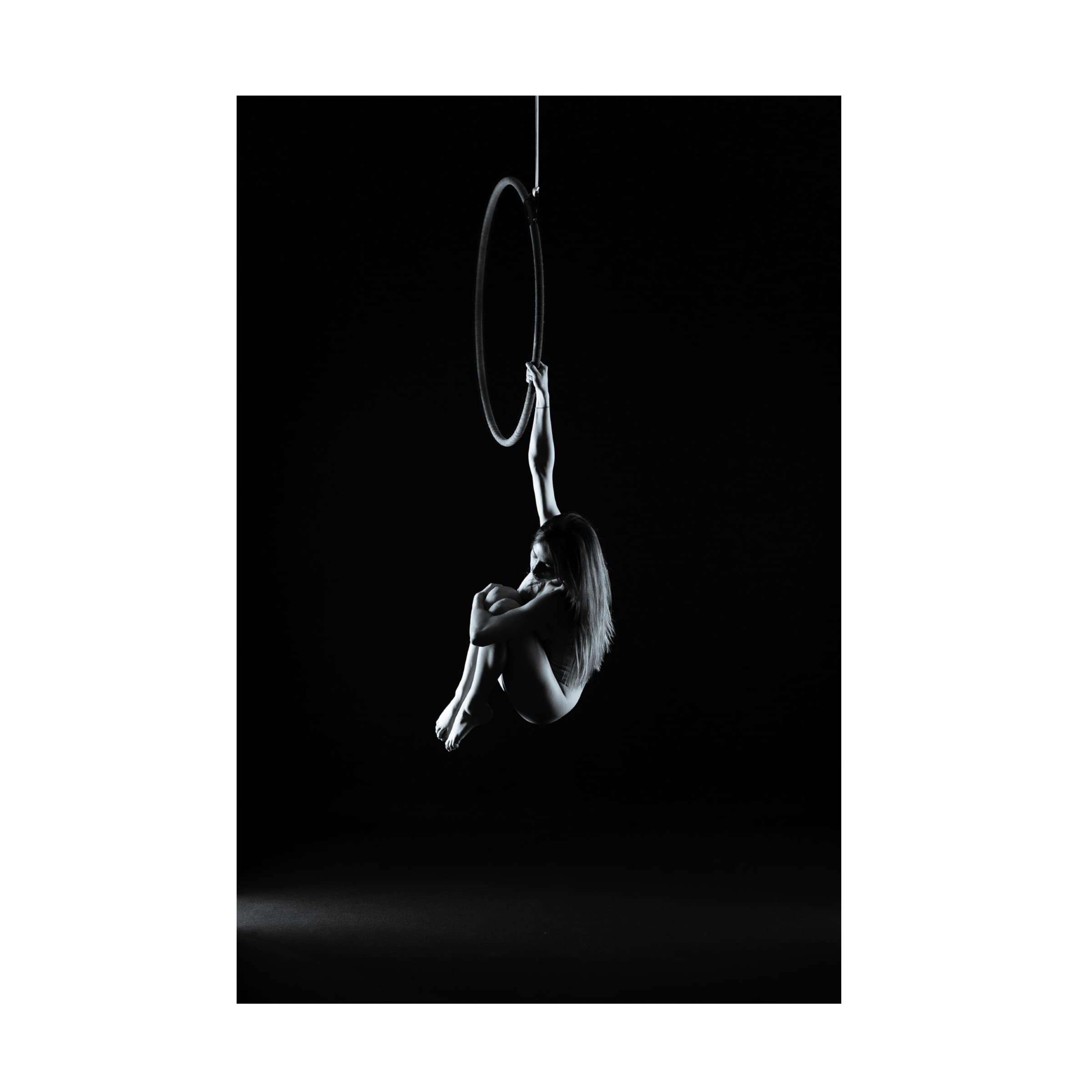 Trademark Fine Art 'Aerial Hoop' Canvas Wall Art Print by Bicibici - Modern Home Decor for Living Room, Bedroom & Office