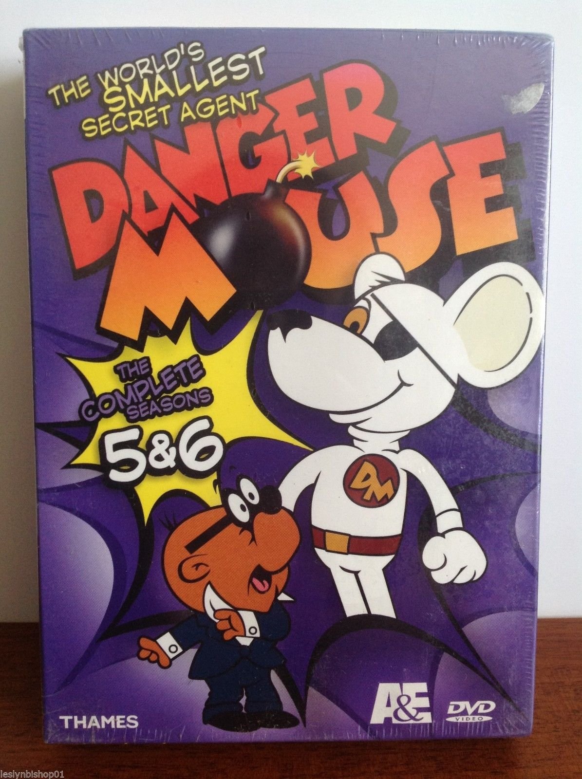 Danger Mouse Complete Seasons 5 & 6 DVD Set | British Animated Adventure Series | Perfect for Kids' Entertainment & Family Movie Nights