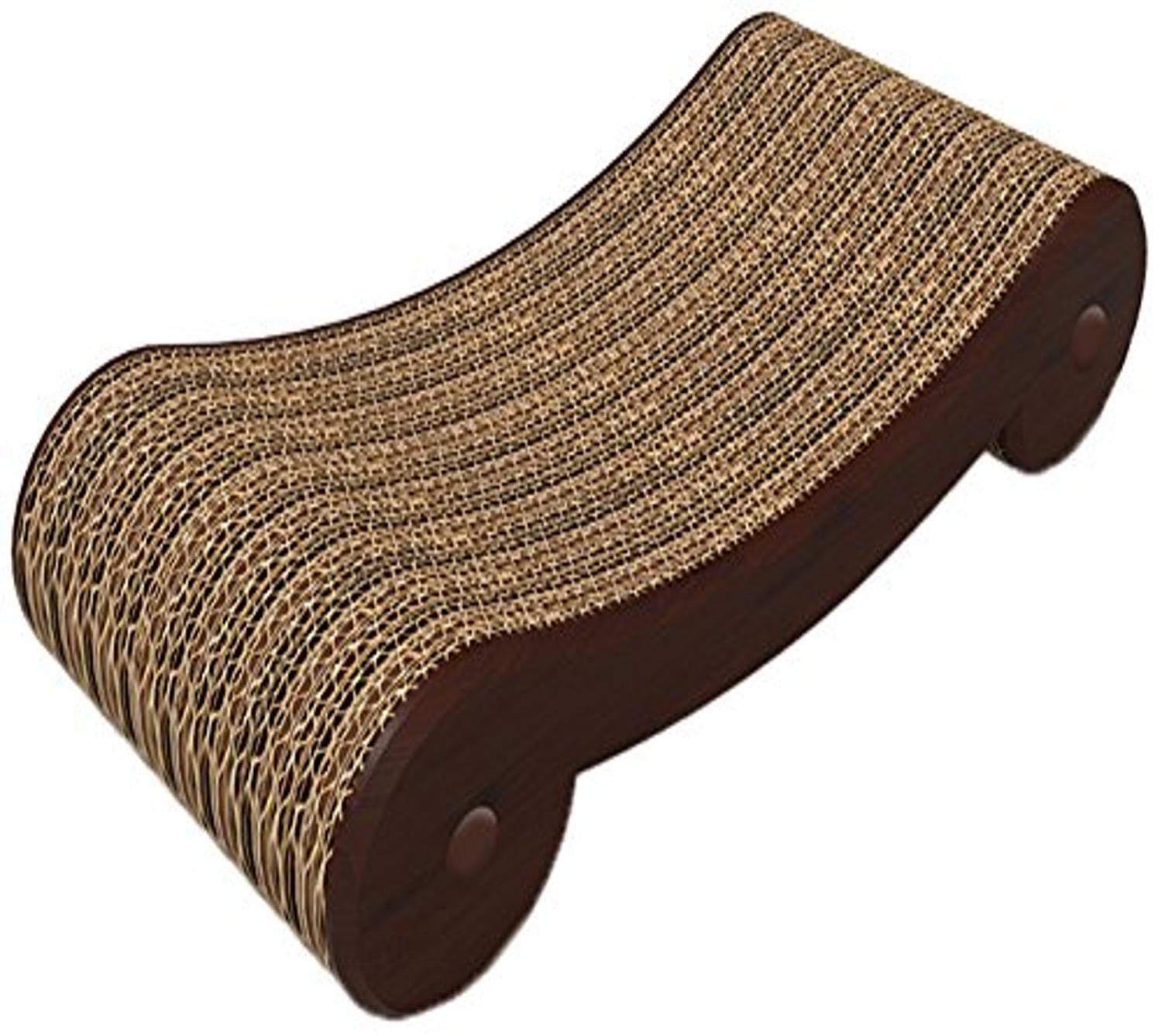 Premium Merry Pet Cat Scratcher Bed - Durable Cardboard Lounge & Scratch Pad for Indoor Cats - Perfect for Playtime, Napping & Claw Maintenance in Living Rooms & Bedrooms