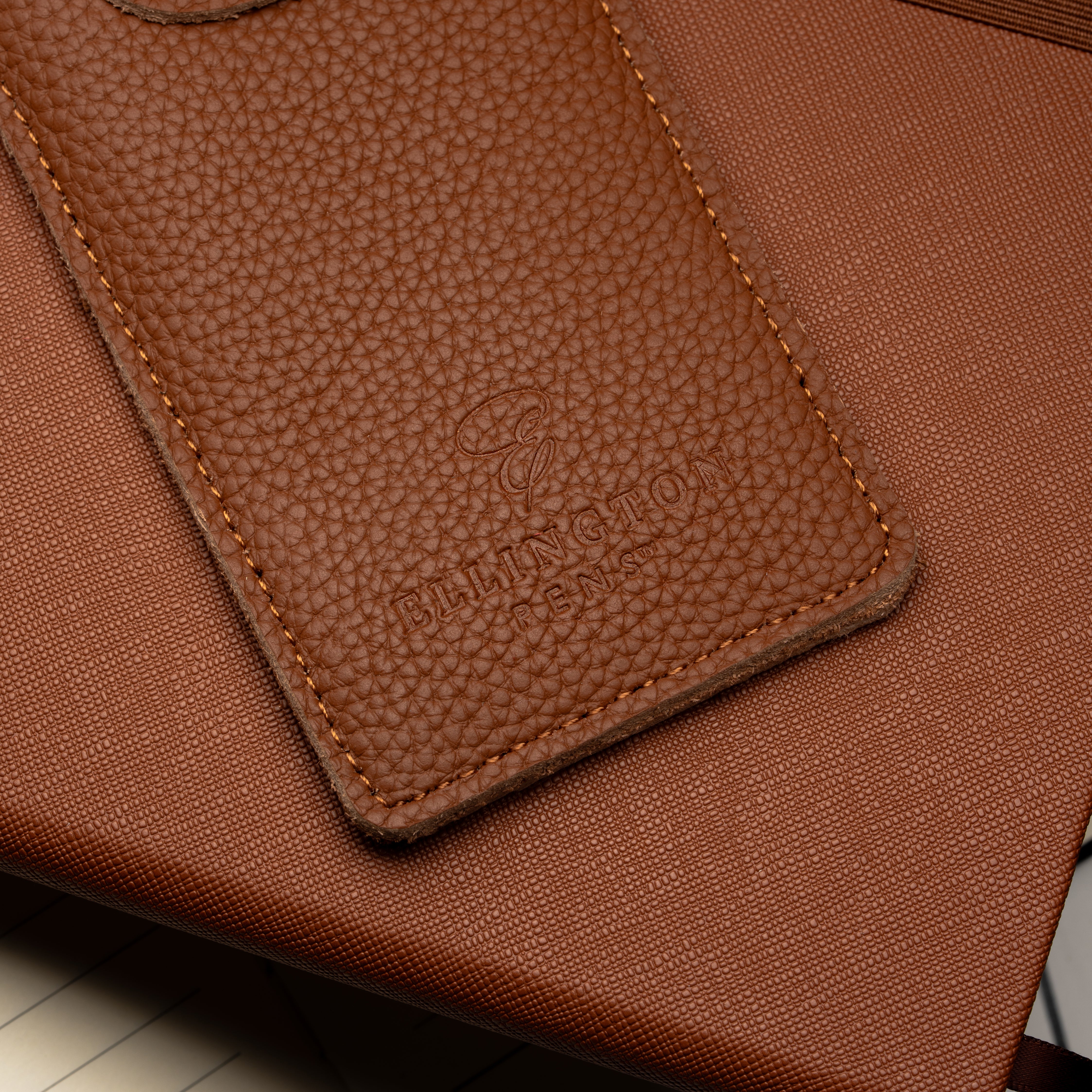 Premium Genuine Leather Pen Case - Red | Elegant & Durable Writing Accessory Holder for Fountain Pens, Ballpoints & Stationery | Perfect for Office, School & Travel Use