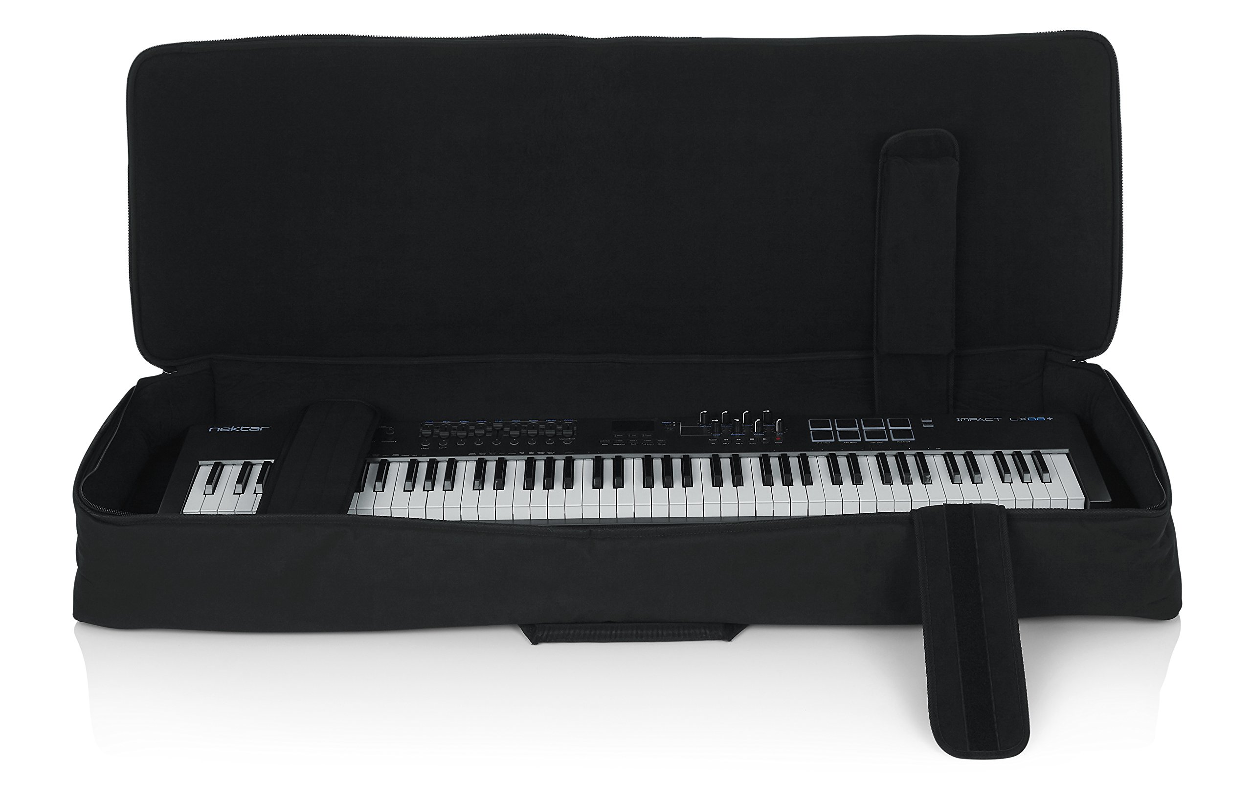 Gator Cases 88-Key Keyboard Gig Bag with Dust Cover - Heavy Duty Padded Protection for Digital Pianos & Keyboards - Perfect for Musicians, Performers & Studio Use