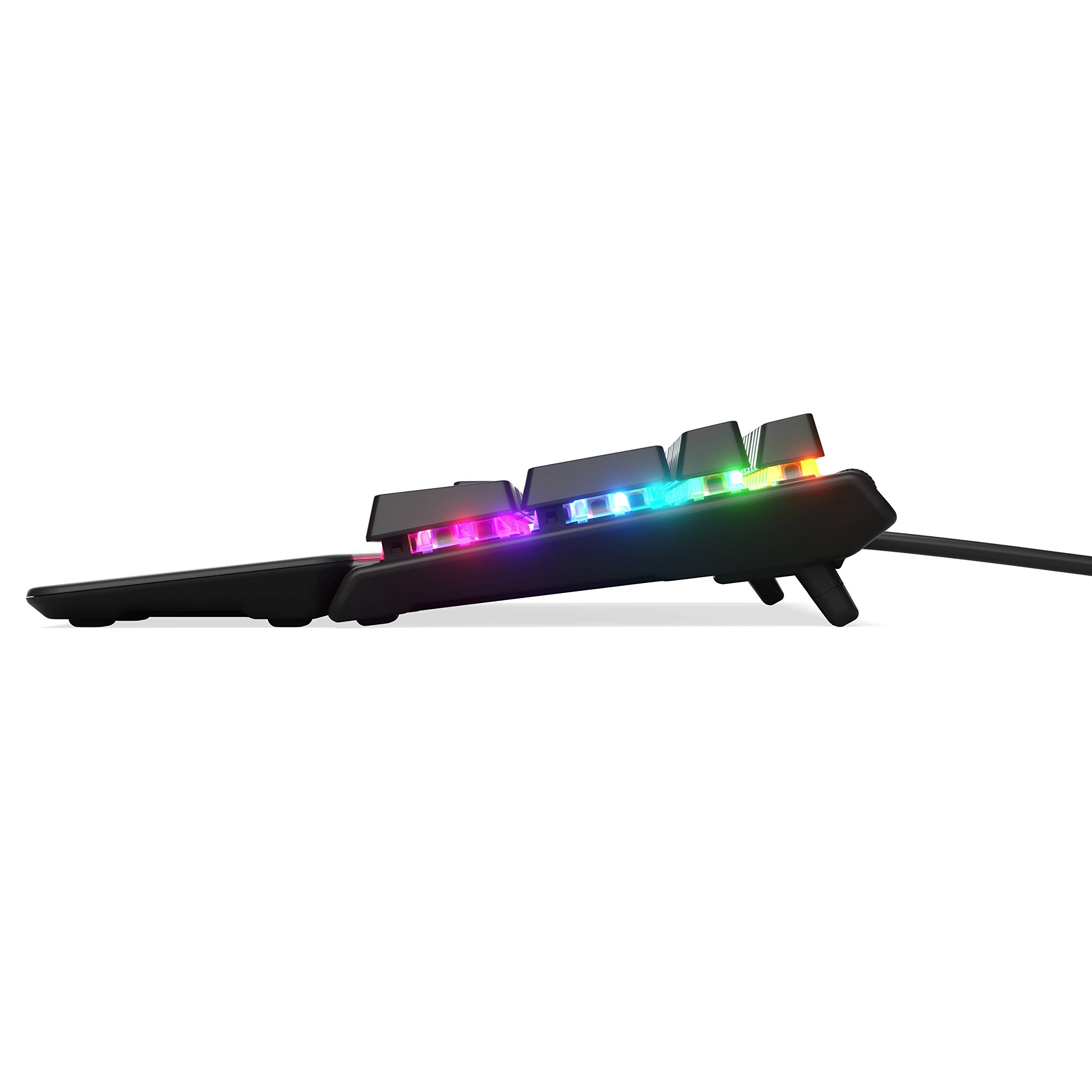 SteelSeries Apex 7 Mechanical Gaming Keyboard with OLED Smart Display - USB Passthrough & Media Controls - Tactile Quiet Brown Switch - RGB Backlit for PC, Mac, PS5, Xbox - Perfect for Gaming, Streaming & Office Work