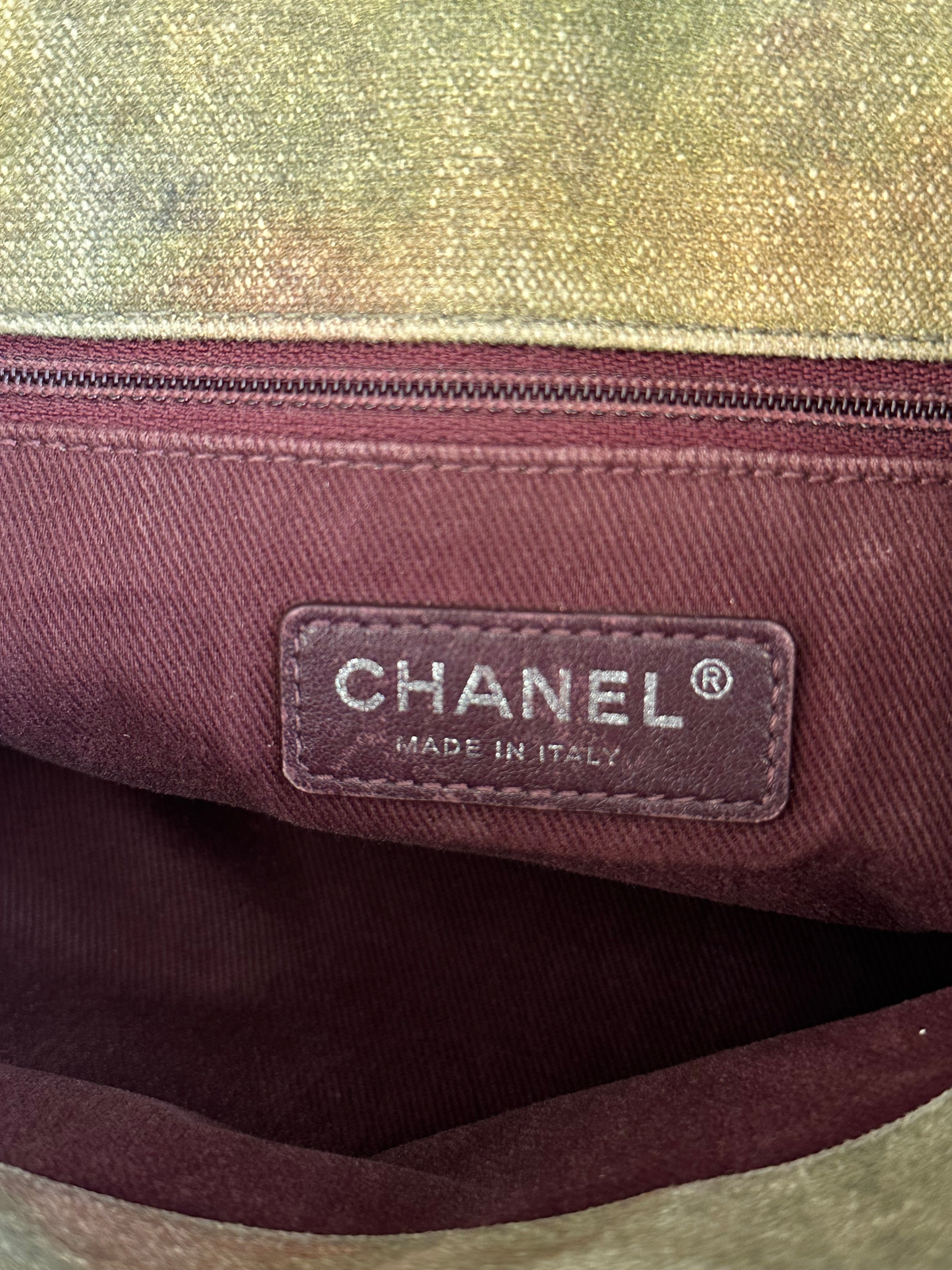 Chanel Khaki Graffiti Messenger Bag - Stylish Crossbody Shoulder Bag for Women | Perfect for Travel, Shopping & Everyday Use