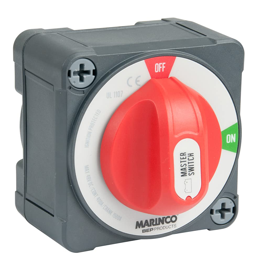BEP 770-EZ Pro Installer 400A EZ-Mount Battery Switch ON/OFF - MC10 (3-Pack) for Marine, RV & Off-Grid Power Systems