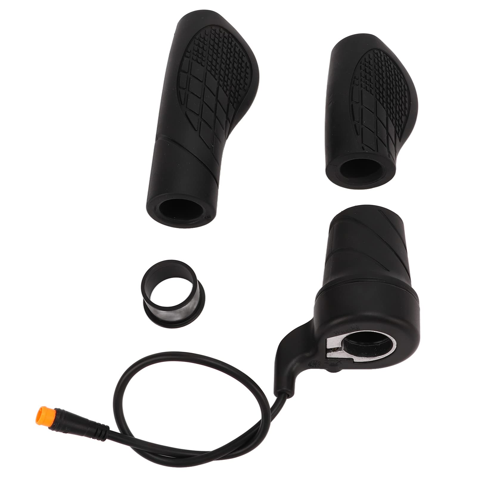 Vbestlife 20X Electric Bike Half Throttle Grip - 24V-72V Universal E-Bike Accelerator Handle with Waterproof Connector for Speed Control - Perfect for Commuting, Mountain Biking & Urban Riding