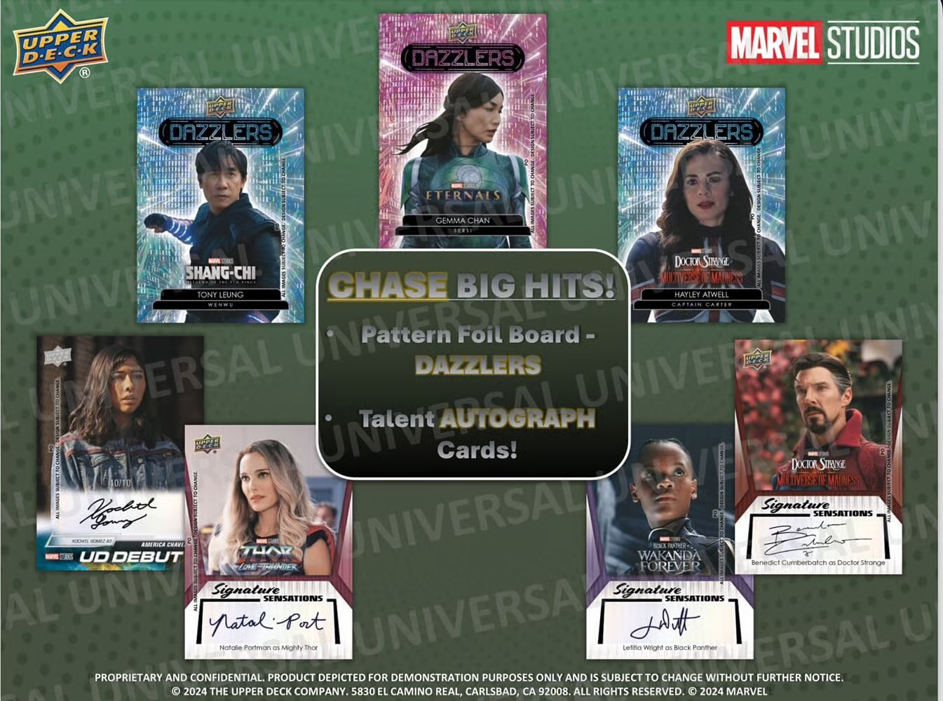 2024 Upper Deck Marvel Studios Cinematic Series 2 Hobby Box - Collectible Trading Cards for Marvel Fans | Perfect for Collectors, Gifts & Game Nights