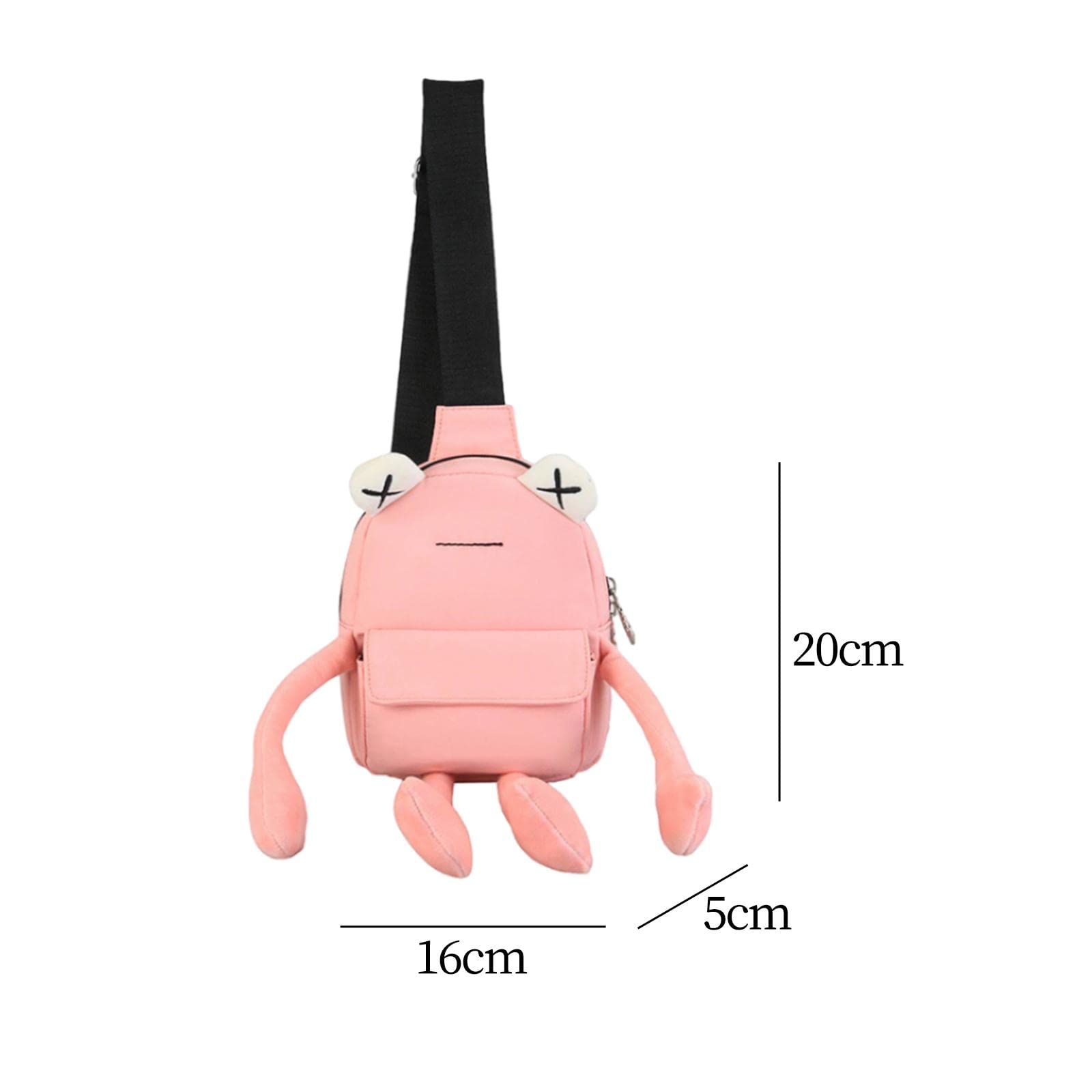 FASHIONMYDAY Sling Backpack - Lightweight Nylon Chest Bag for Outdoor, Shopping & Travel | Versatile Daypack for Women & Men | Perfect for Hiking, Commuting & Daily Use | Pink Casual Backpack