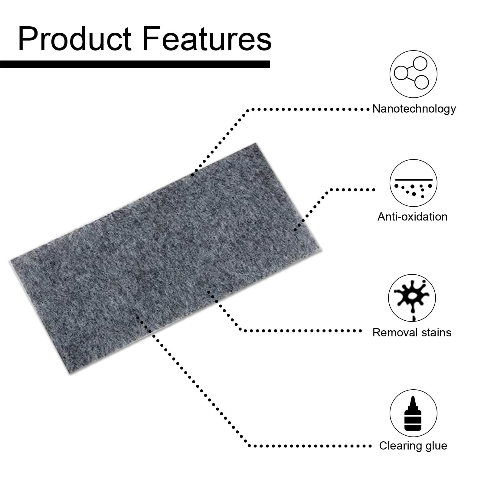 6PCS Nano Sparkle Cloth for Car Scratches - Advanced Scratch Remover Kit for Cars, Swirl Marks, Paint Residues & Water Spots | Car Detailing & Polishing Accessories | Perfect for DIY Car Care & Professional Auto Detailing