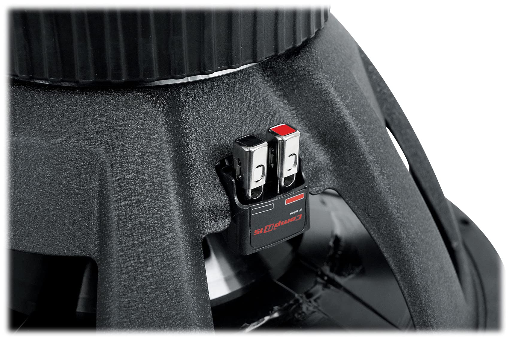 KICKER 48CWR152 COMPR15 15-Inch 1600W Car Subwoofer with Mono Amplifier & Wiring Kit - Powerful Bass for Trucks, SUVs & Car Audio Systems