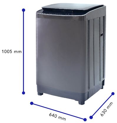 Candy CATL 6108 GVSI 10KG Fully Automatic Top Load Washing Machine - Energy Efficient, Large Capacity Laundry Washer for Home & Apartment Use