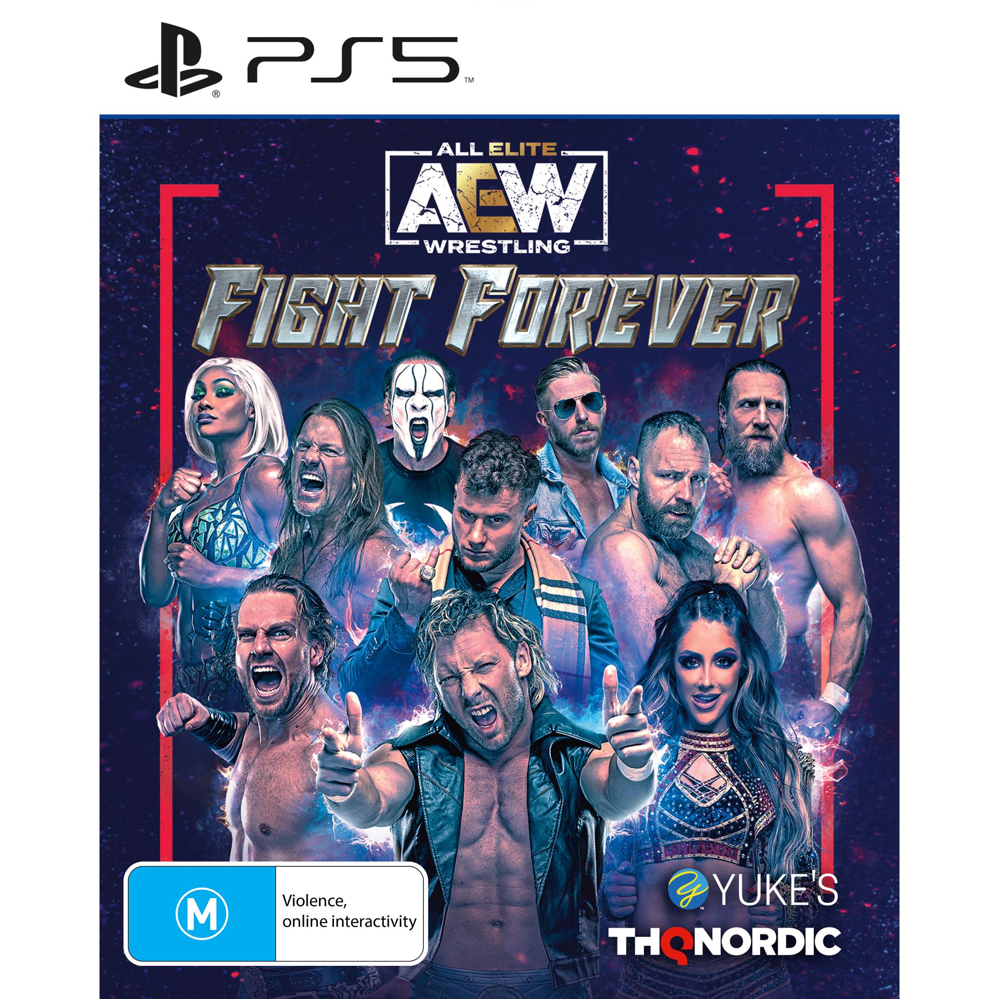 AEW: Fight Forever - Official Wrestling Video Game for PS5, Xbox & PC | Play as Your Favorite AEW Stars | Perfect for Wrestling Fans & Gamers | Great for Parties & Competitive Play