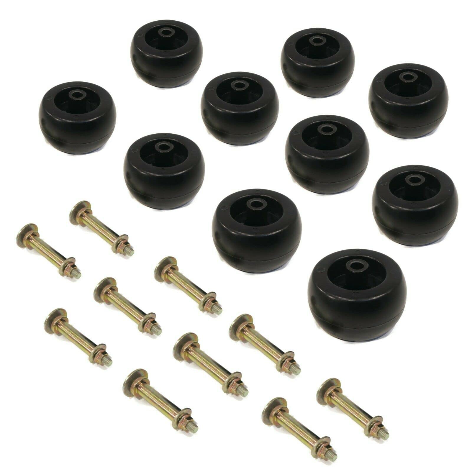 10 Pack Replacement Deck Wheel Kits for Toro PNE651KA482, PNE691KA522 & PNS600KA443 - Perfect for Lawn Mower Maintenance & DIY Repair