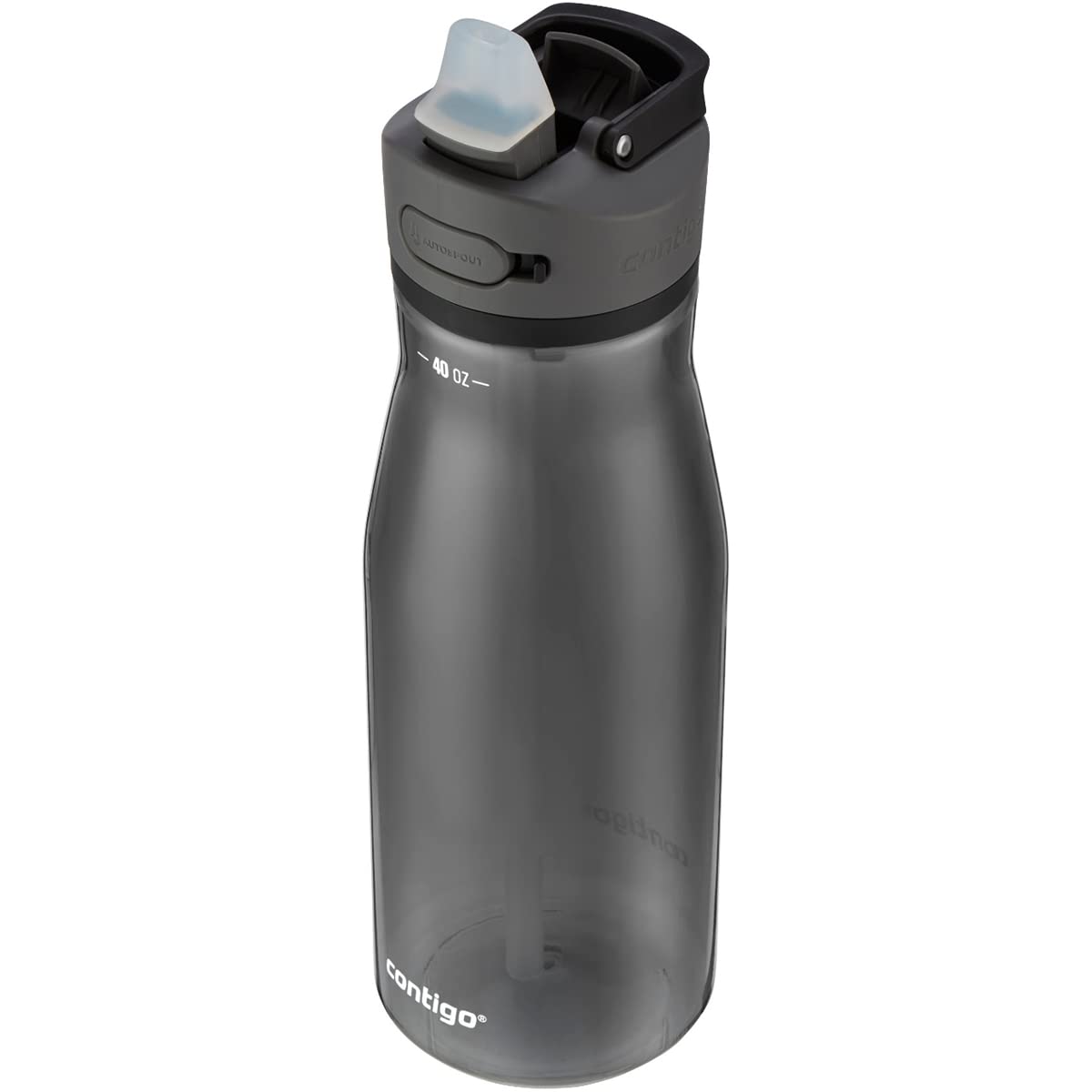 Contigo Ashland 2.0 40oz Leak-Proof Water Bottle with Angled Straw & Locking Lid - Dishwasher Safe, BPA-Free - Perfect for Gym, Hiking, Travel & Outdoor Activities