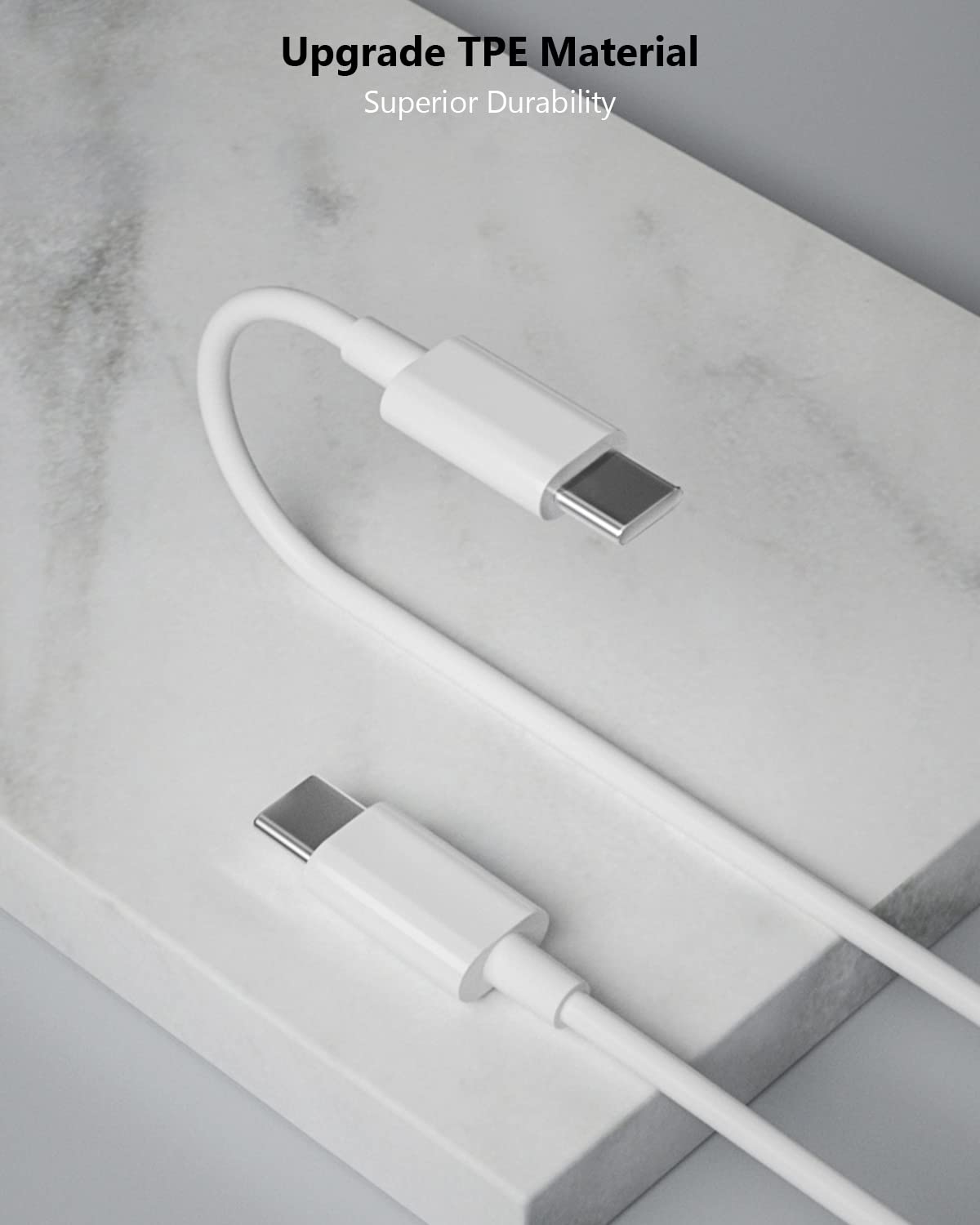 10FT Fast Charging USB C Cable [2-Pack] - 20W USB C to USB C Charger Cord for iPad Pro 12.9/11 inch, iPad Air 5/4, iPad Mini 6, iPad 10 (2020-2022 Models) - Perfect for Home, Office & Travel Charging