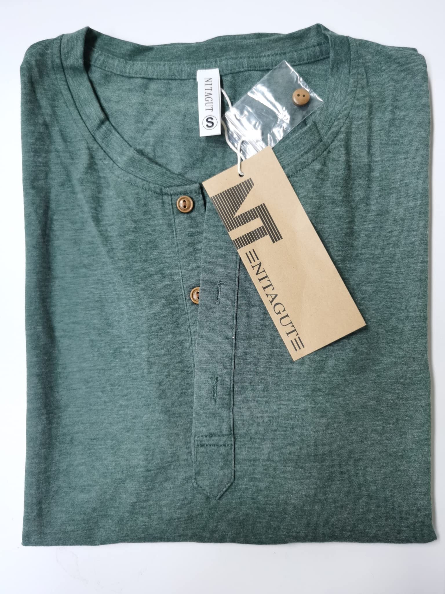 Men's Casual Henley T-Shirts - Basic Long & Short Sleeve Button Placket Shirts for Everyday Wear | Perfect for Work, Weekend Outings & Relaxation