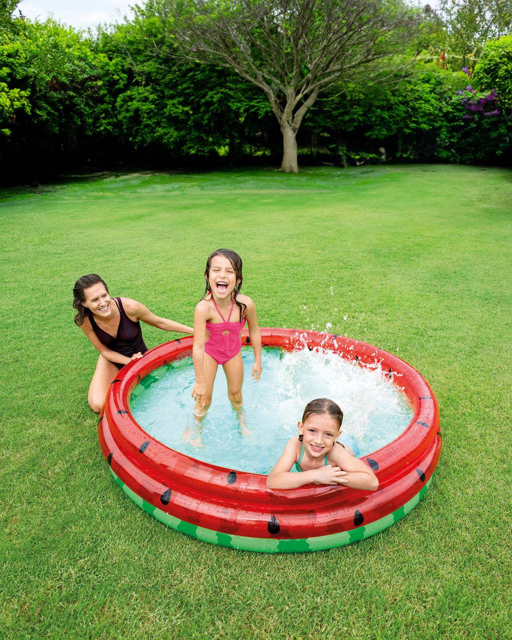 Intex Watermelon Inflatable Pool Float - 1 Count | Fun Summer Pool Party, Beach, Lake Relaxation for Kids & Adults