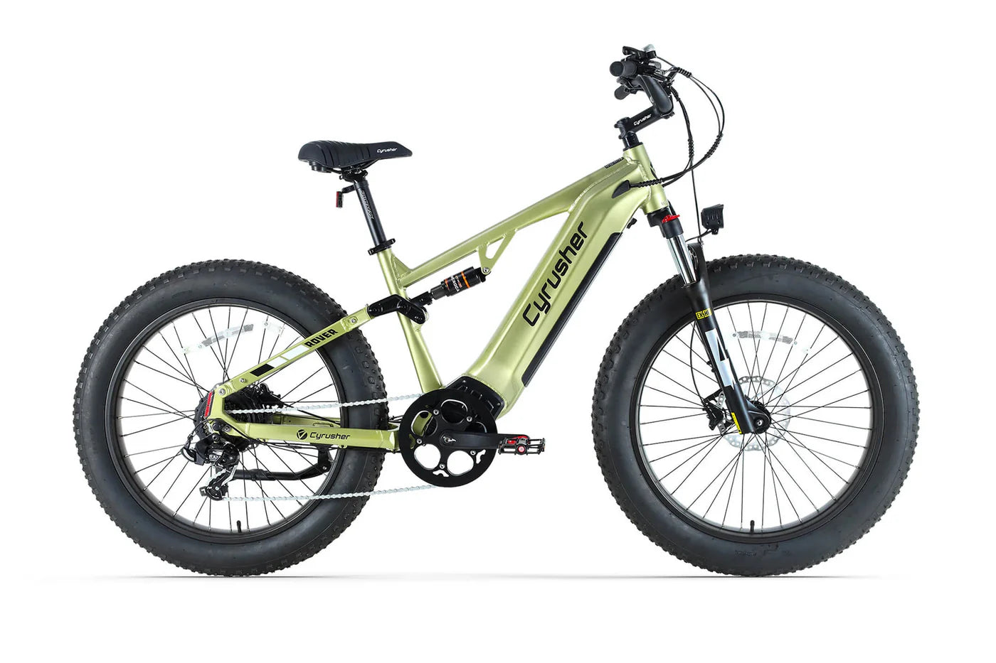 Cyrusher Rover 750W Electric Bike - 28 MPH, 62 Mile Range, Full Suspension - Perfect for Commuting, Off-Road Adventures & Urban Exploration