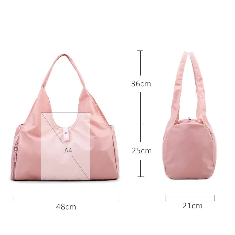 Premium Nylon Yoga Mat Bag for Women & Men - Durable Gym Fitness Bag with Shoulder Strap for Yoga, Workout, Travel & Outdoor Sports - Perfect for Gym, Pilates, Running & Active Lifestyle