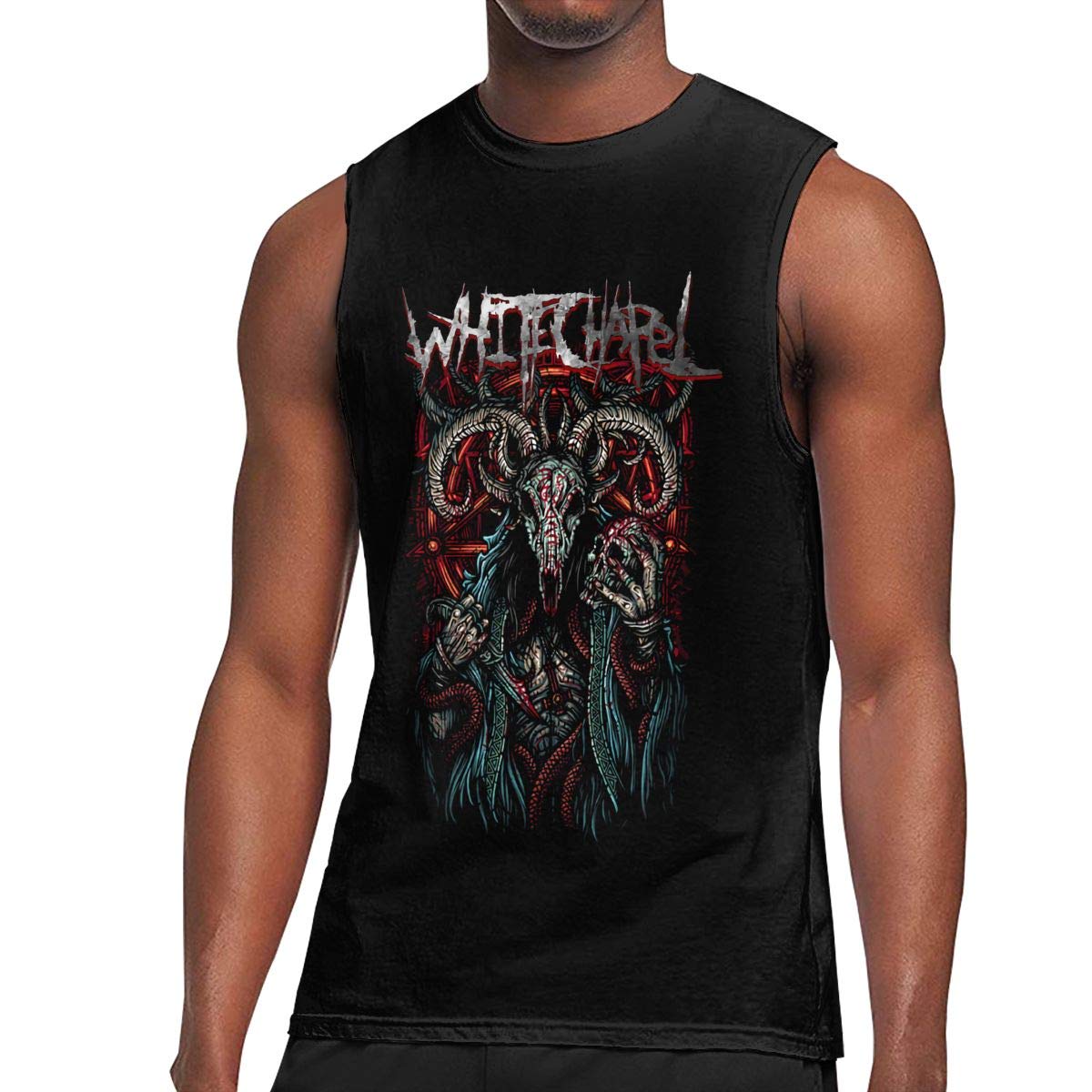Premium Ultra Cotton Sleeveless T-Shirt for Men - Whitechapel Fashion Tank Top | Gym, Workout & Summer Casual Wear