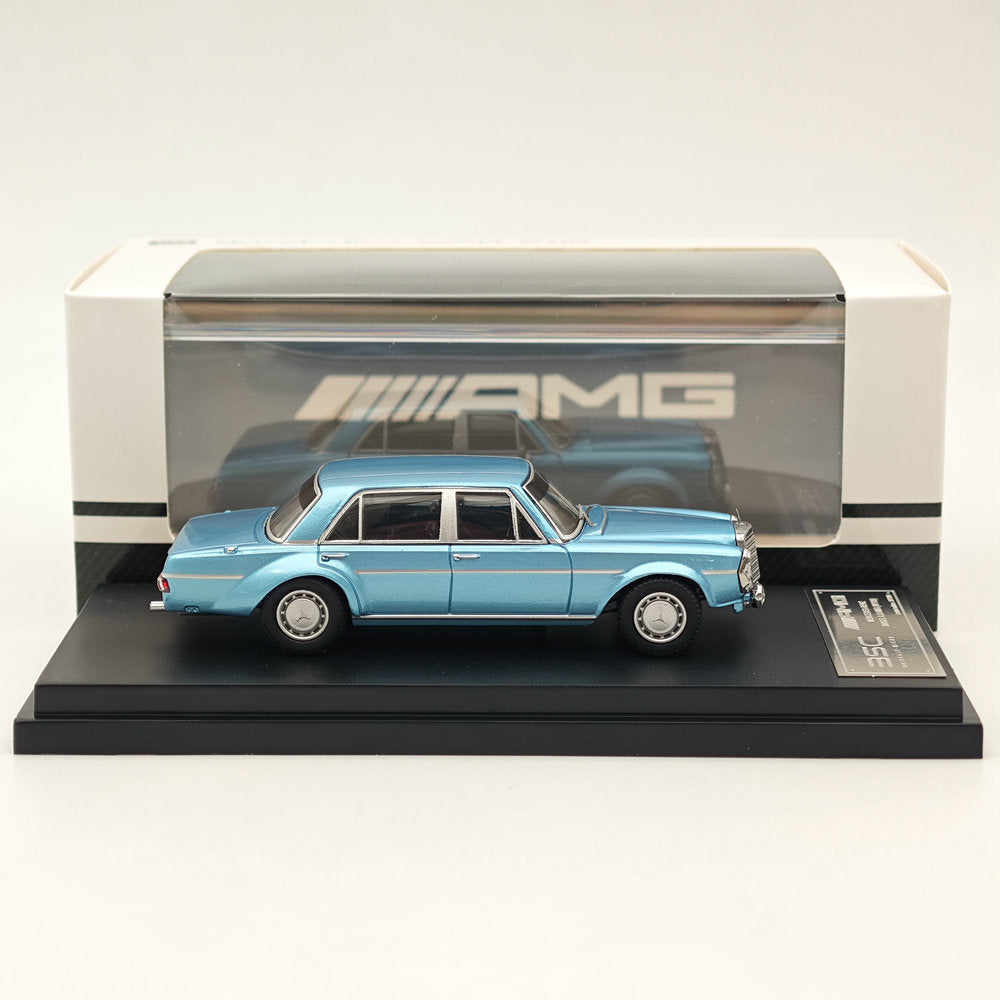 1:64 Scale Mercedes Benz 300SEL W109 AMG Blue Diecast Model Car - Collectible Toy for Display, Gifts & Racing Enthusiasts - Perfect for Home Decor, Office Display and Car Collections