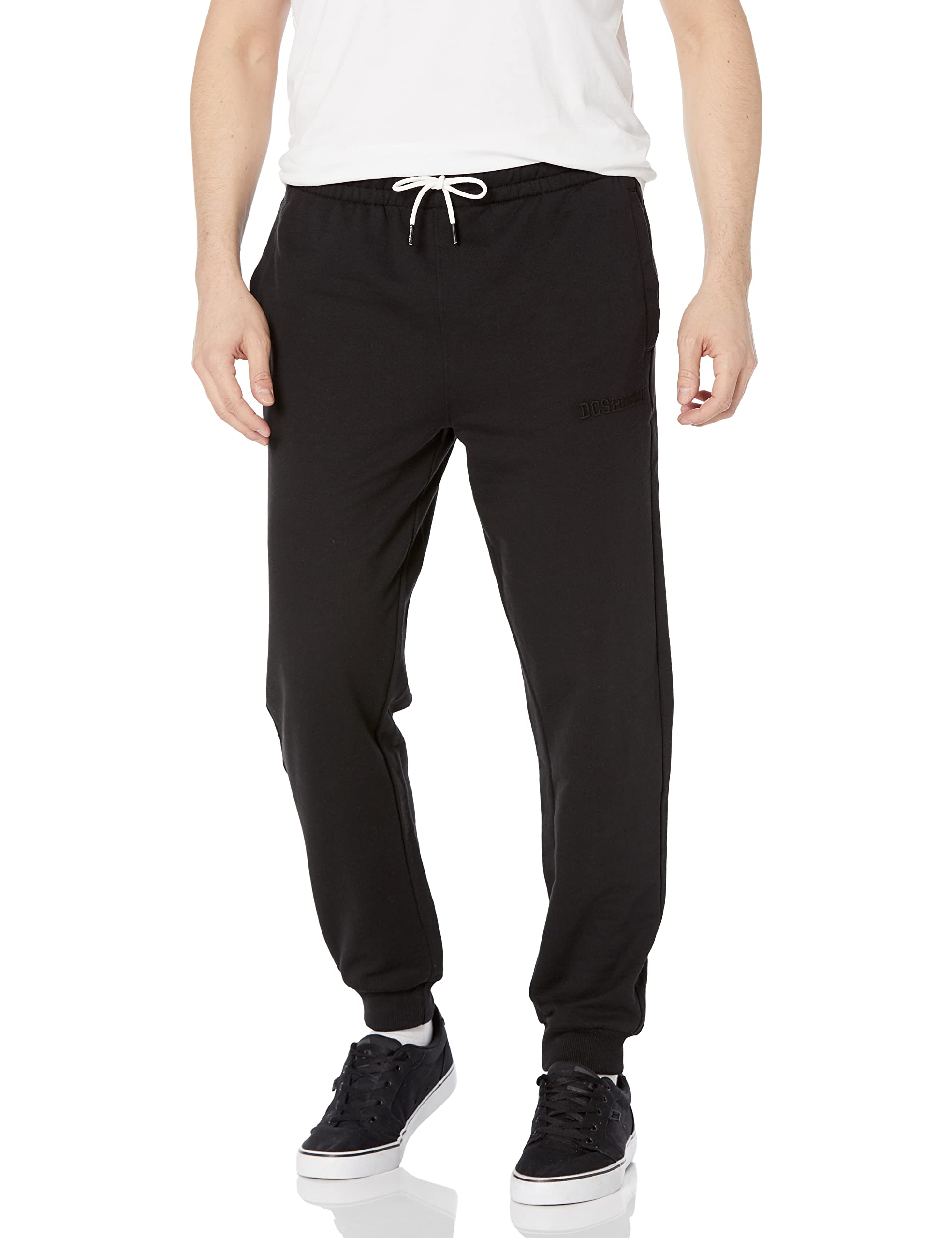 DC Men's Riot 2 Fleece Sweatpants - Black XX-Large US Size, Comfortable Jogger Pants for Casual Wear, Gym, Lounge & Outdoor Activities