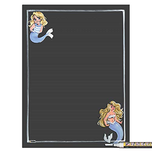 Blue Mermaid With 1 White Marker