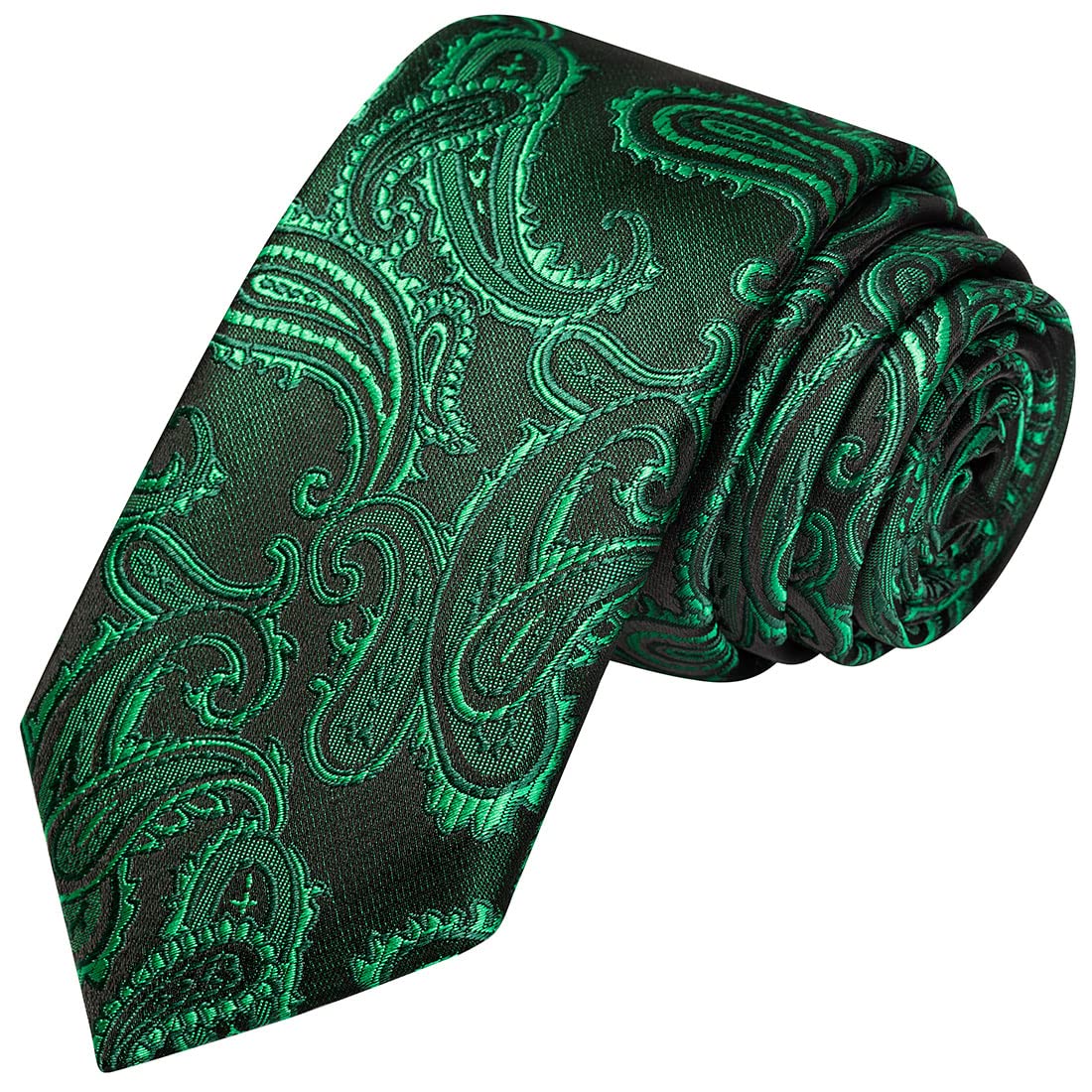 KissTies Skinny Tie 2.4'' Slim Necktie for Men - Premium Silk Tie with Gift Box - Perfect for Weddings, Business Meetings & Formal Events