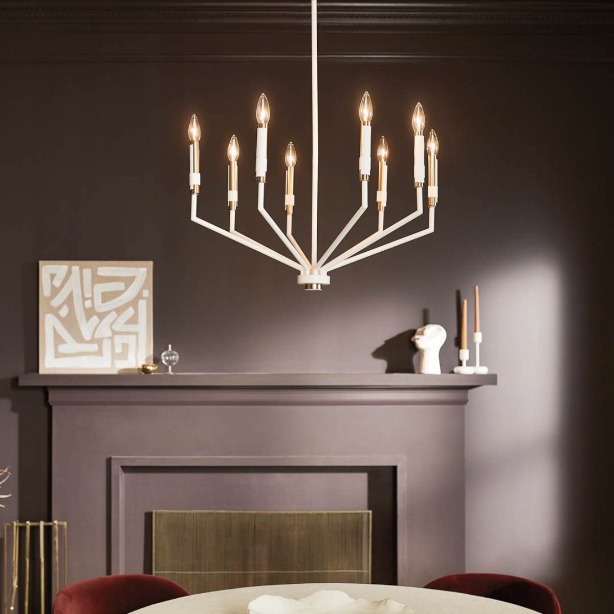 Armand 1 Tier Chandelier - Elegant Crystal Ceiling Light Fixture for Dining Room, Living Room & Bedroom | Perfect for Home Decor & Wedding Lighting