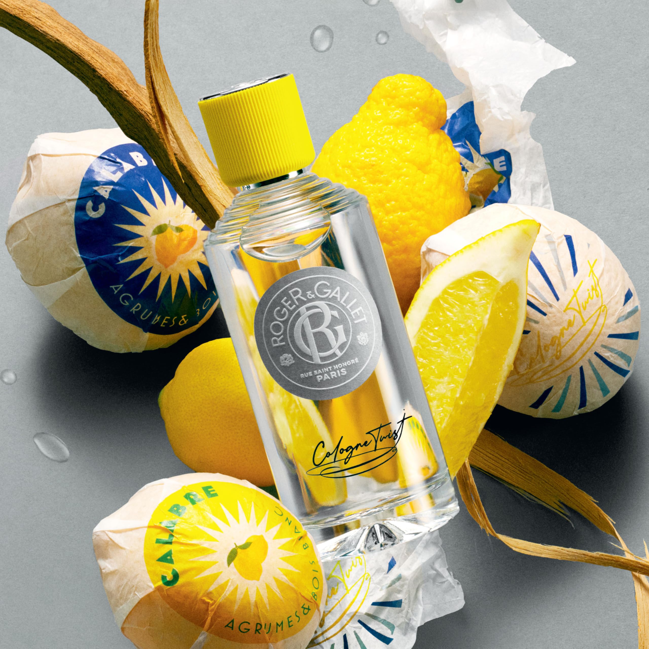 Roger & Gallet Cologne Twist Eau de Cologne for Men - 100ml Fresh Citrus Aromatic Fragrance | Long-Lasting Perfume for Daily Wear, Office & Special Occasions