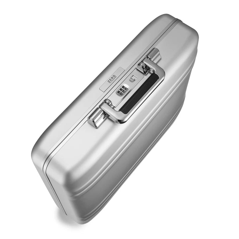Zero Haliburton Classic Aluminum 3.0 Medium Attache Case 94412 Silver - Durable Business Briefcase for Professionals, Travel & Office Use