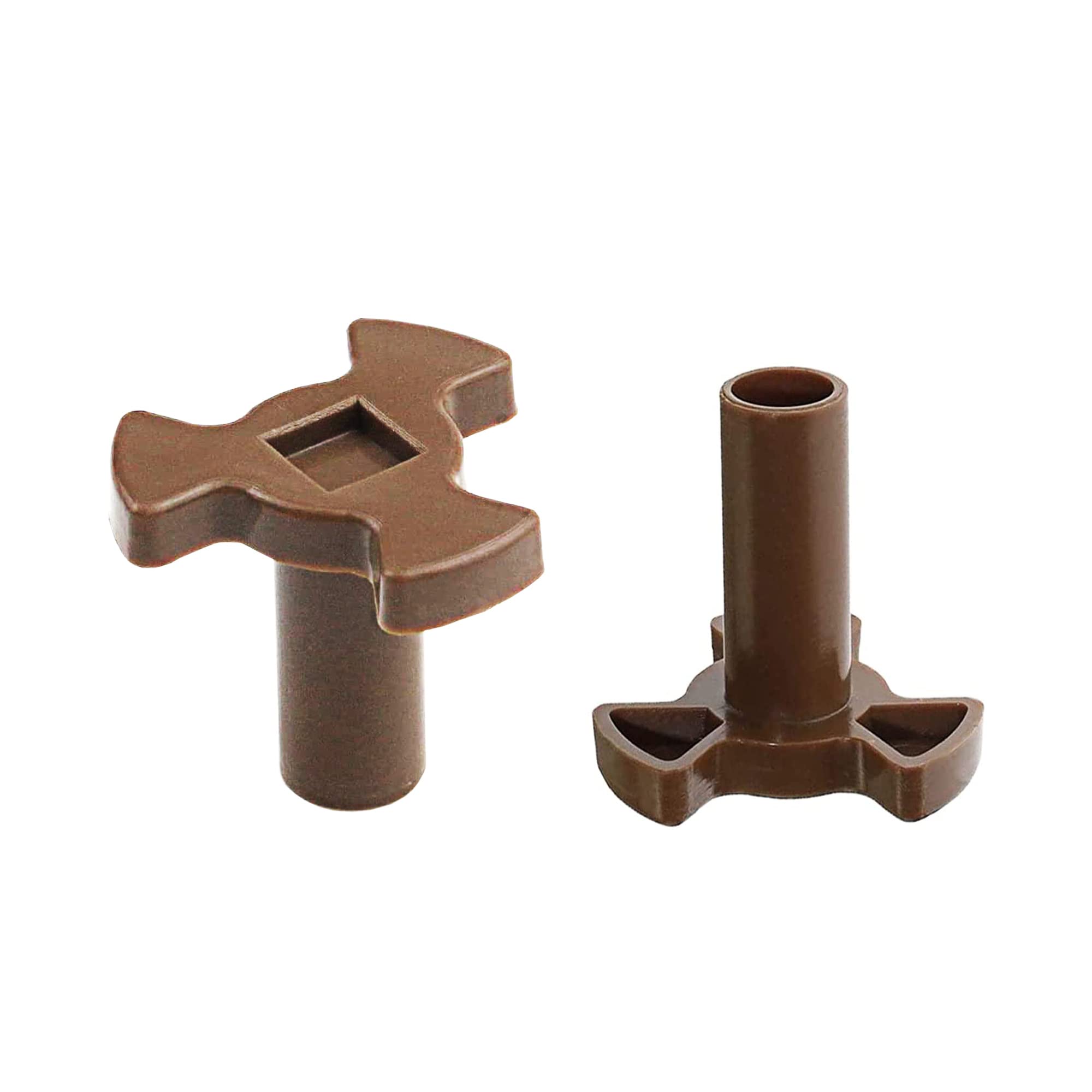 0.94 Inch Microwave Turntable Coupler Replacement - Small Microwave Oven Roller Guide Support Shaft for Glass Tray Drive (Pack of 2) - Perfect for GE, Whirlpool, Samsung & More | Fixes Broken Microwave Turntable Rotation