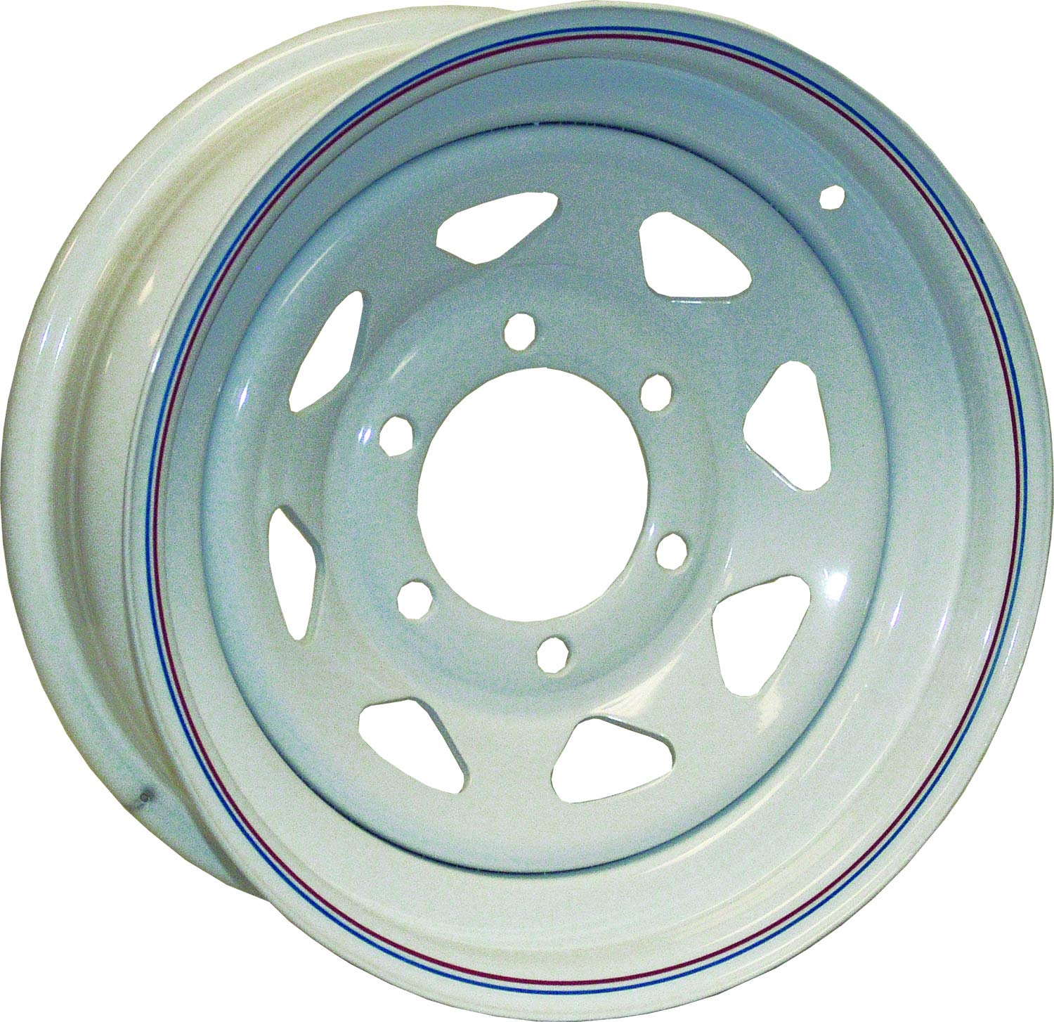 Americana 225/75R15 D/6H White Steel Spoke Wheel - Perfect for Trucks, SUVs & Off-Road Vehicles