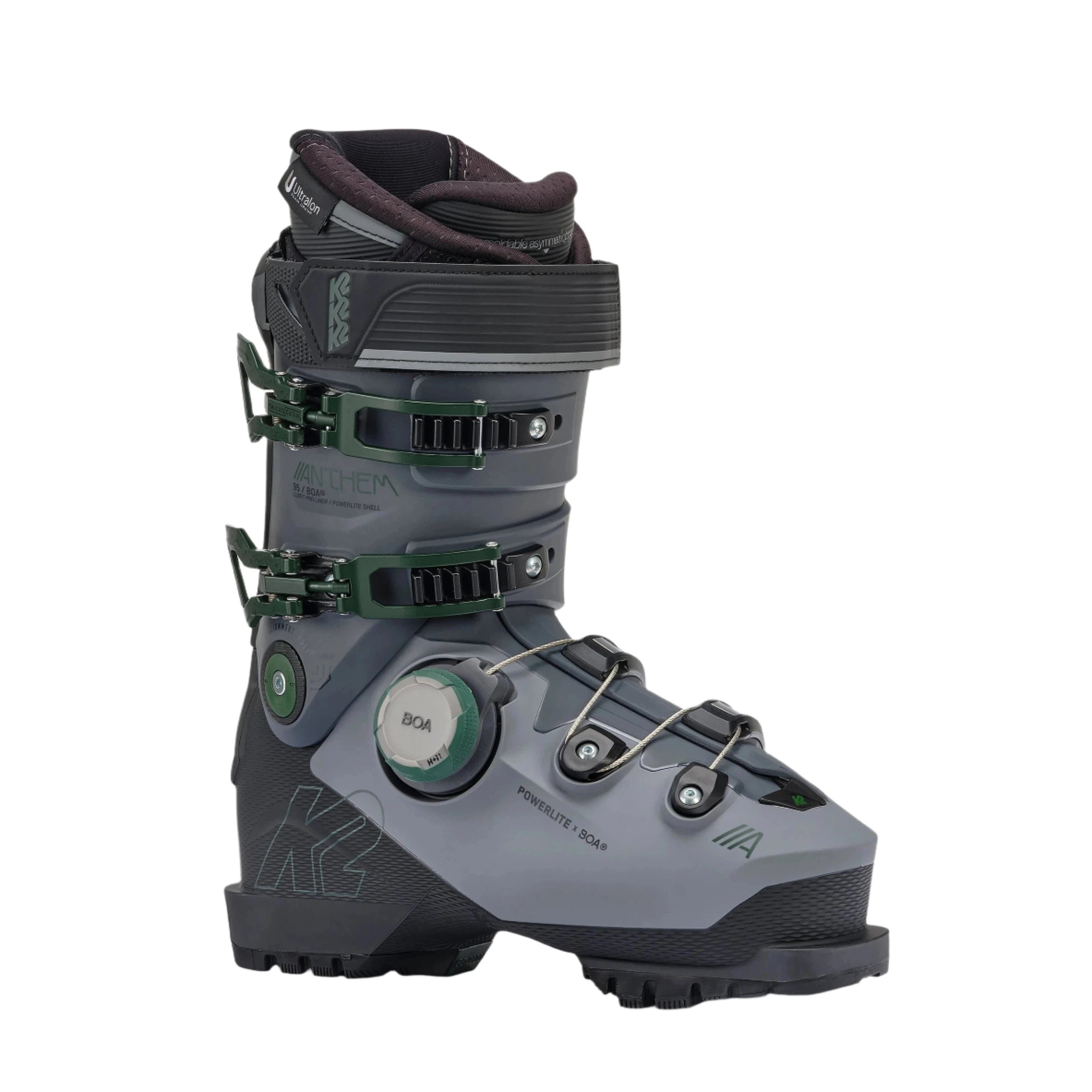 K2 Anthem 95 BOA Ski Boots 2025 - Men's/Women's Performance Ski Boots with BOA Closure System for All-Mountain Skiing & Freeride Adventures