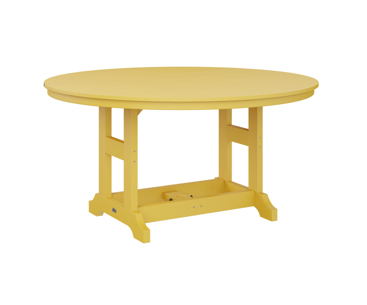 Berlin Gardens Garden Classic 60-Inch Round Outdoor Dining Table - Perfect for Patio, Backyard, and Poolside Gatherings