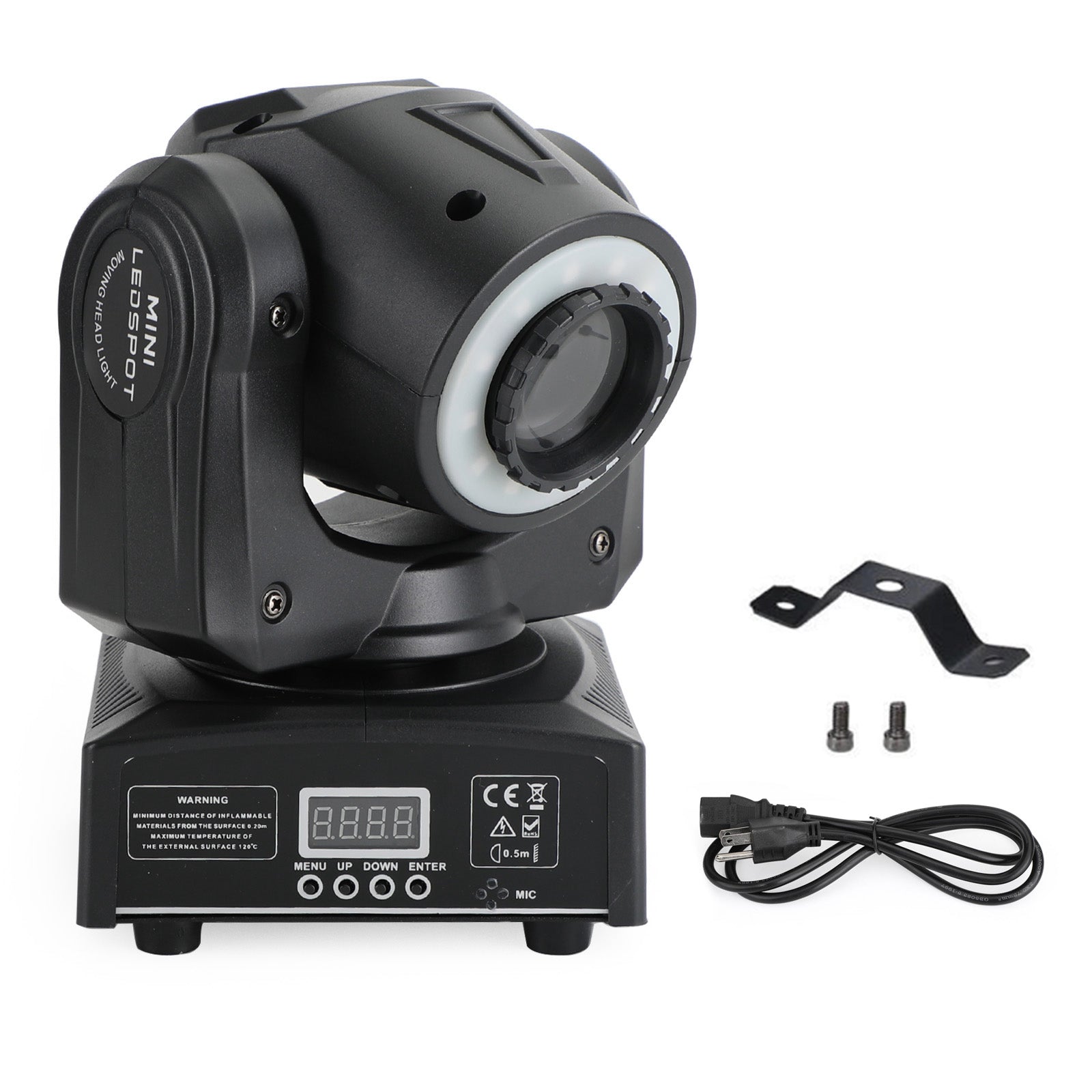 100W LED DMX512 Beam RGBW Moving Head Light with GOBO - Professional DJ Disco Stage Lighting for Concerts, Clubs, and Events