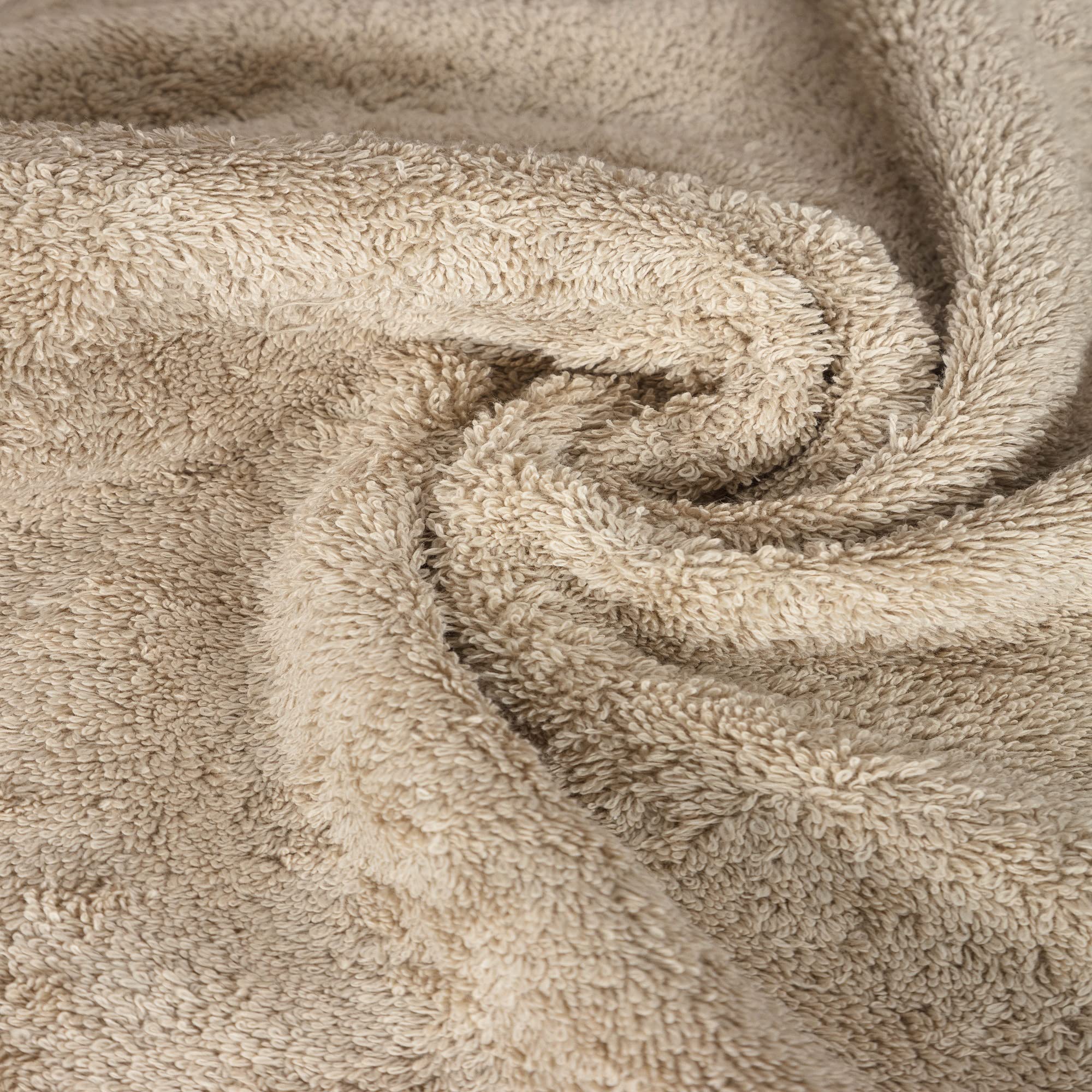 Luxury 2-Piece Hand Towel Set - 100% Turkish Cotton, Super Soft & Highly Absorbent - Hotel & Spa Quality Bath Towels for Home & Gifts (Beige) - Perfect for Bathrooms, Guest Rooms & Spa Days