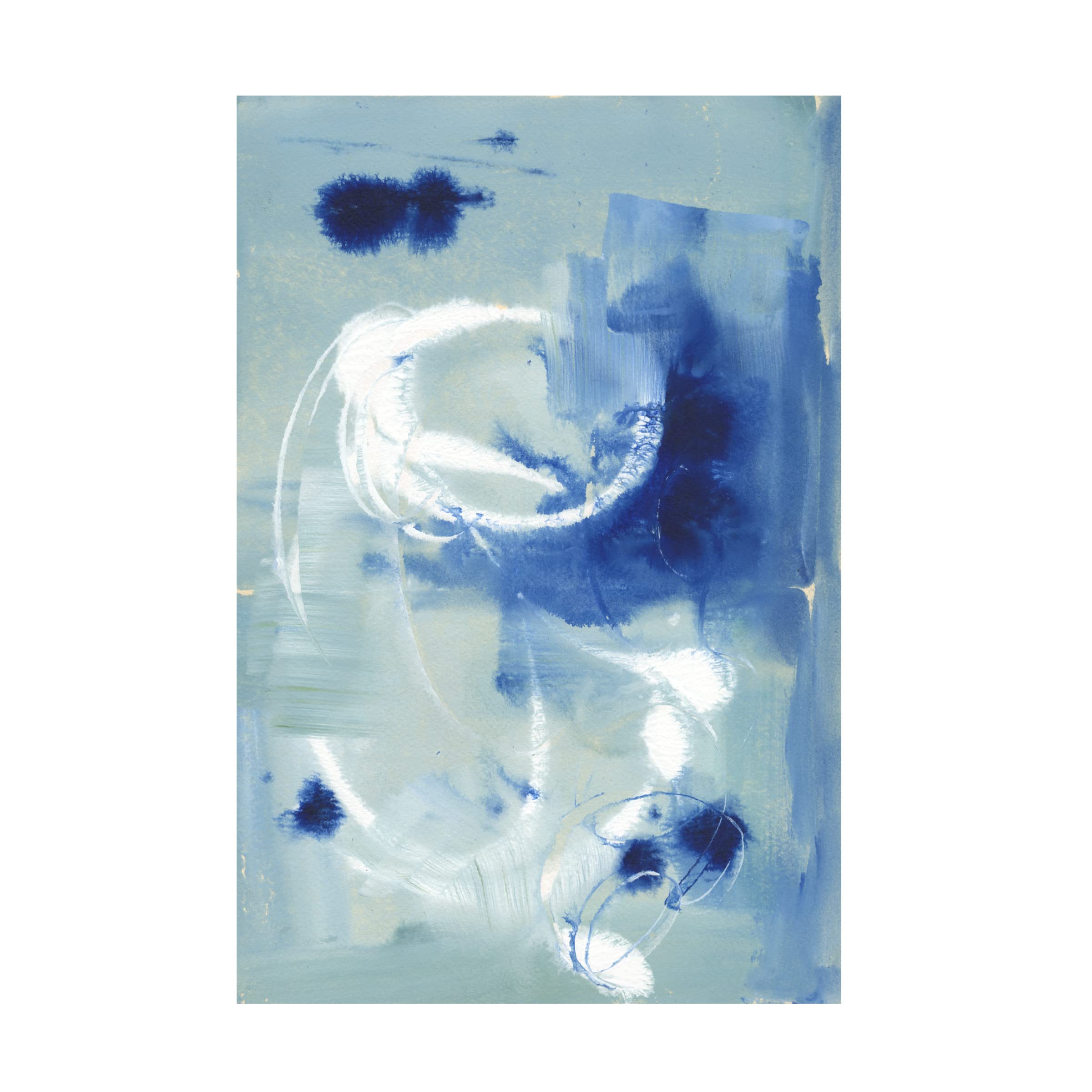 Trademark Fine Art 'Mystic Objects II' Canvas Wall Art Print by Joyce Combs - Modern Abstract Painting for Living Room, Bedroom & Office Decor
