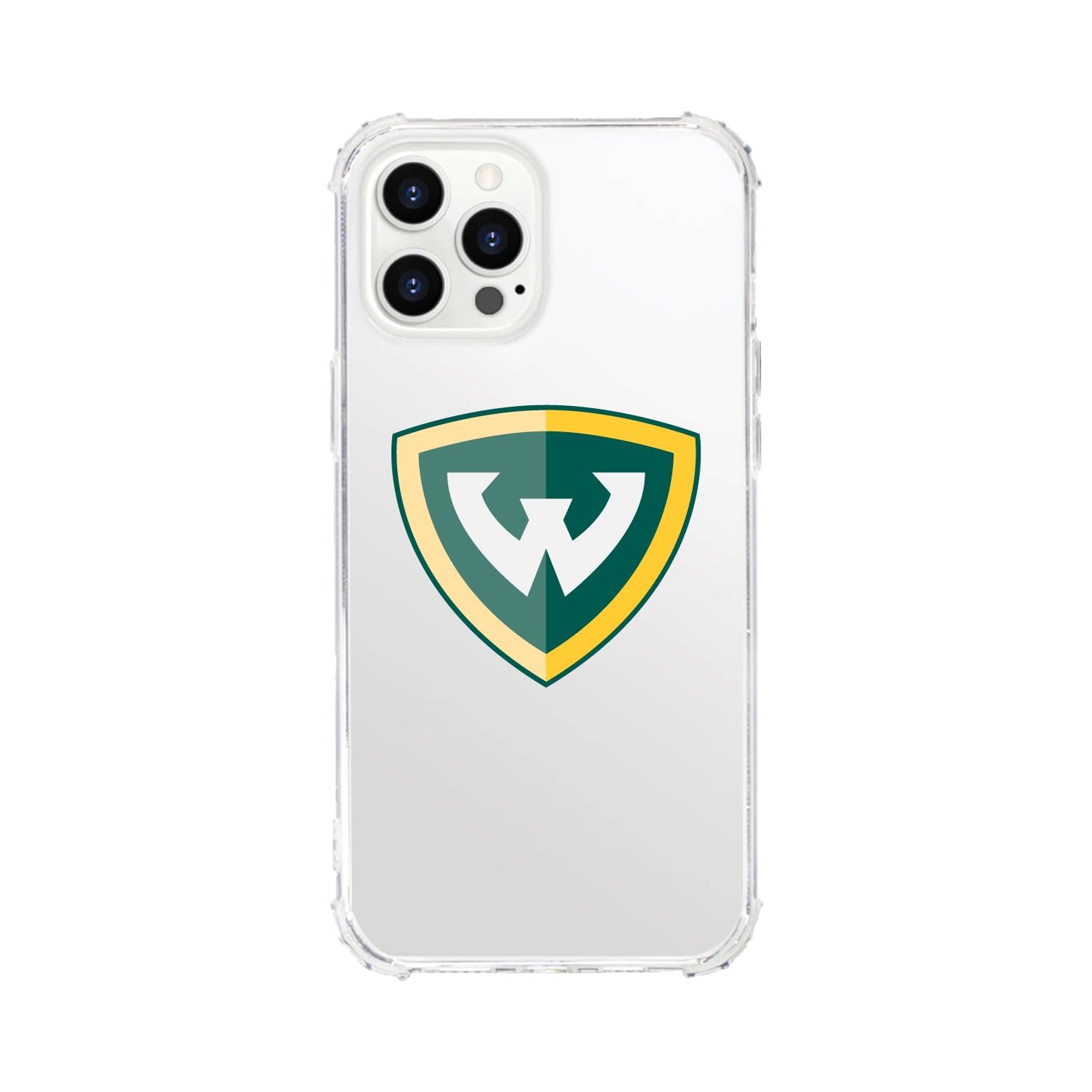 OTM Essentials Rugged Phone Case for iPhone 13 Pro Max - Shockproof Protective Cover with Tough Edge Design | Wayne State University College Collection | Perfect for Campus Life & Outdoor Activities