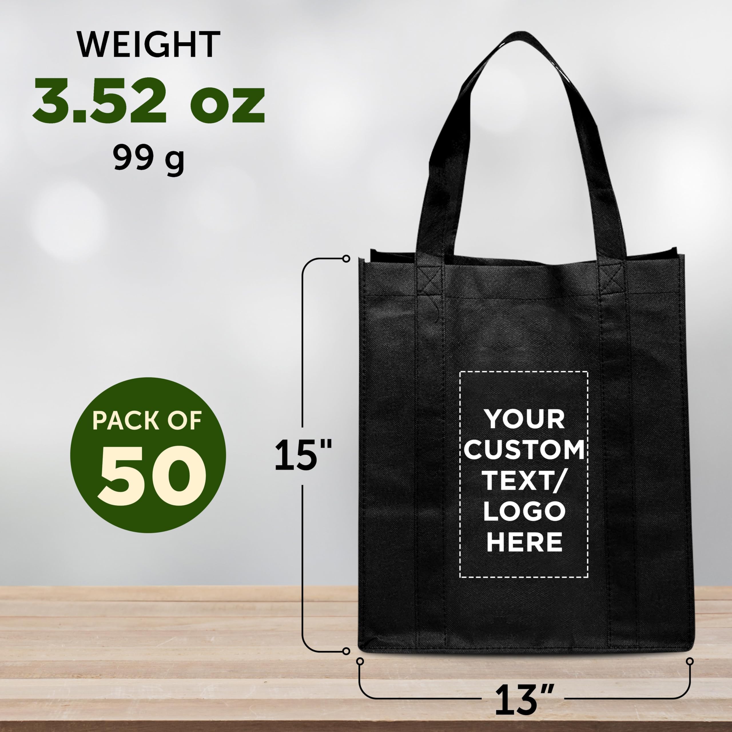 Eco-Friendly Reusable Grocery Tote Bags - Foldable Shopping Bags for Groceries, Farmers Market & Travel | Compact & Durable