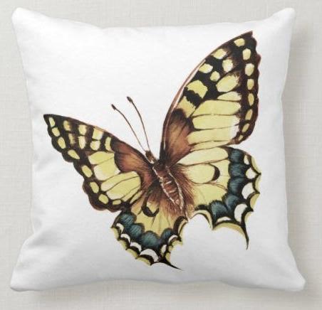 Butterfly Pillow Cover - Soft & Stylish Decorative Pillow Case for Home, Bedroom, Living Room - Perfect for Boho, Farmhouse & Aesthetic Decor