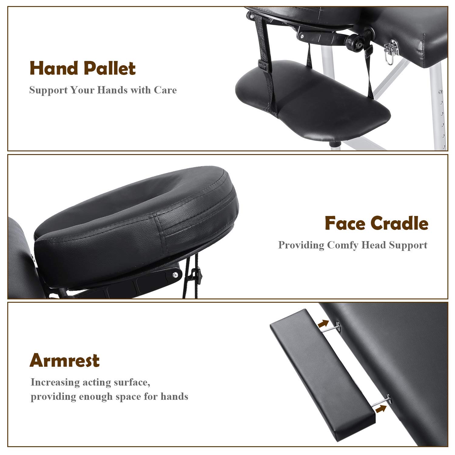 Professional Portable Folding Massage Table - Extra Wide 84