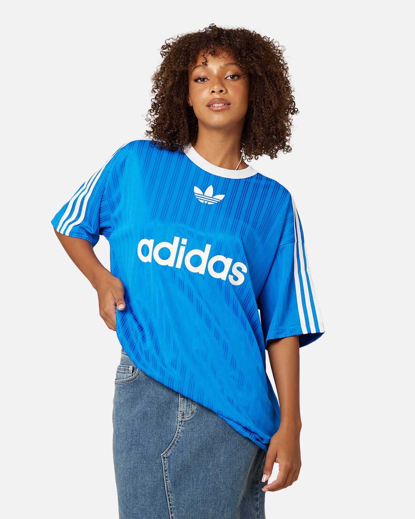 Adidas Adicolor T-Shirt - Better Bluebird - Men's Casual Short Sleeve Tee for Everyday Wear & Street Style